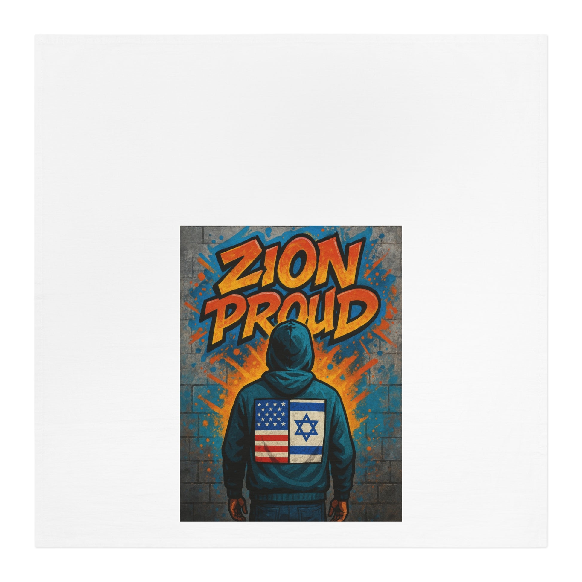 Zion Proud Tea Towel - American Zionist