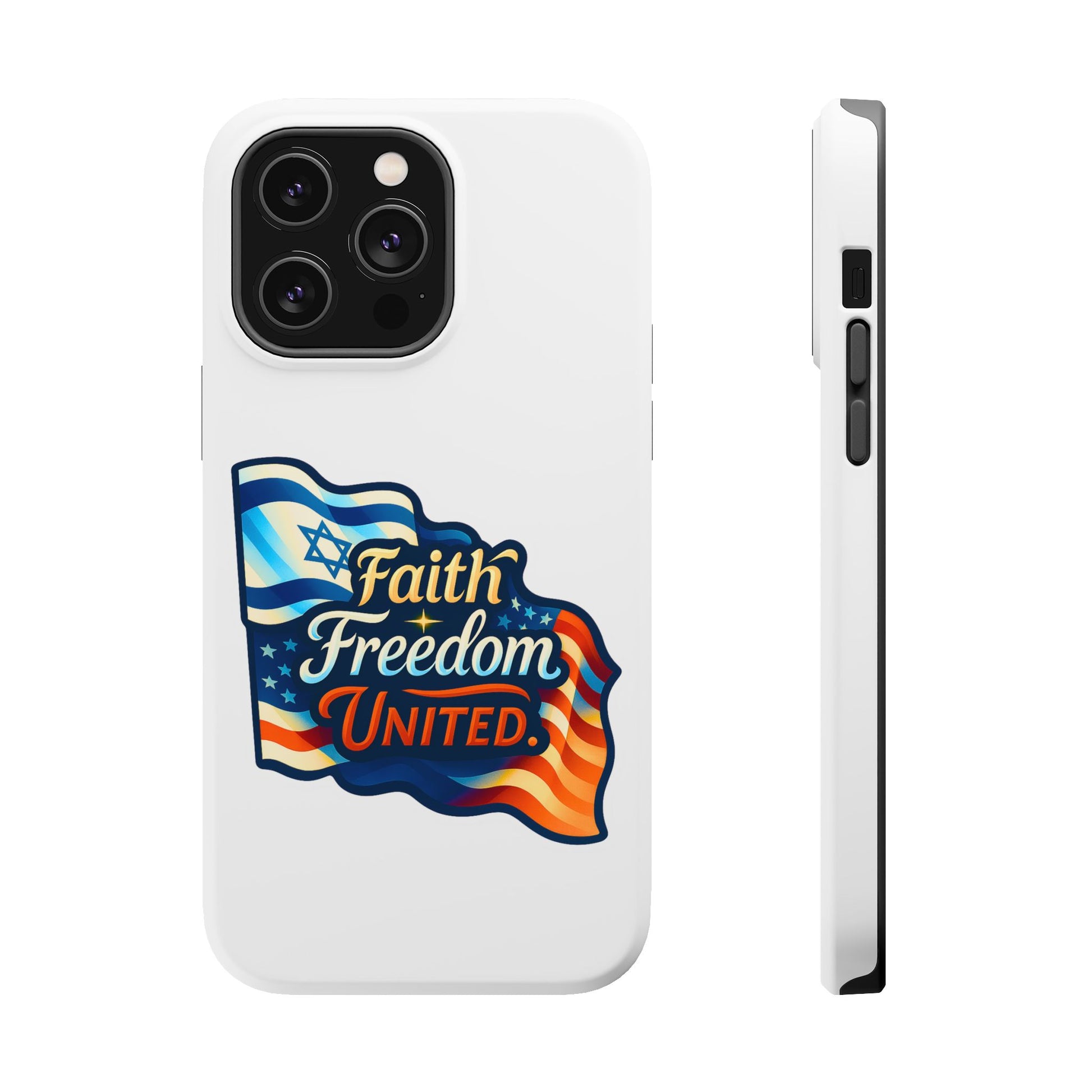 Faith Freedom United Magnetic Tough Cases - American Zionist