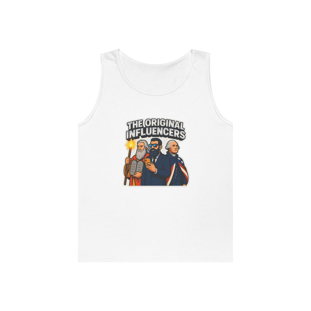 Original Influencers Unisex Heavy Cotton Tank Top - American Zionist