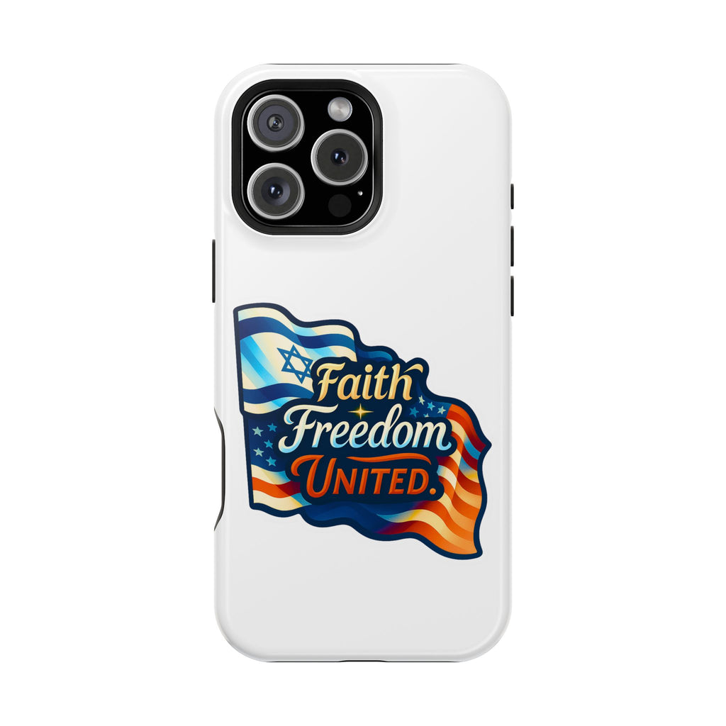 Faith Freedom United Magnetic Tough Cases - American Zionist