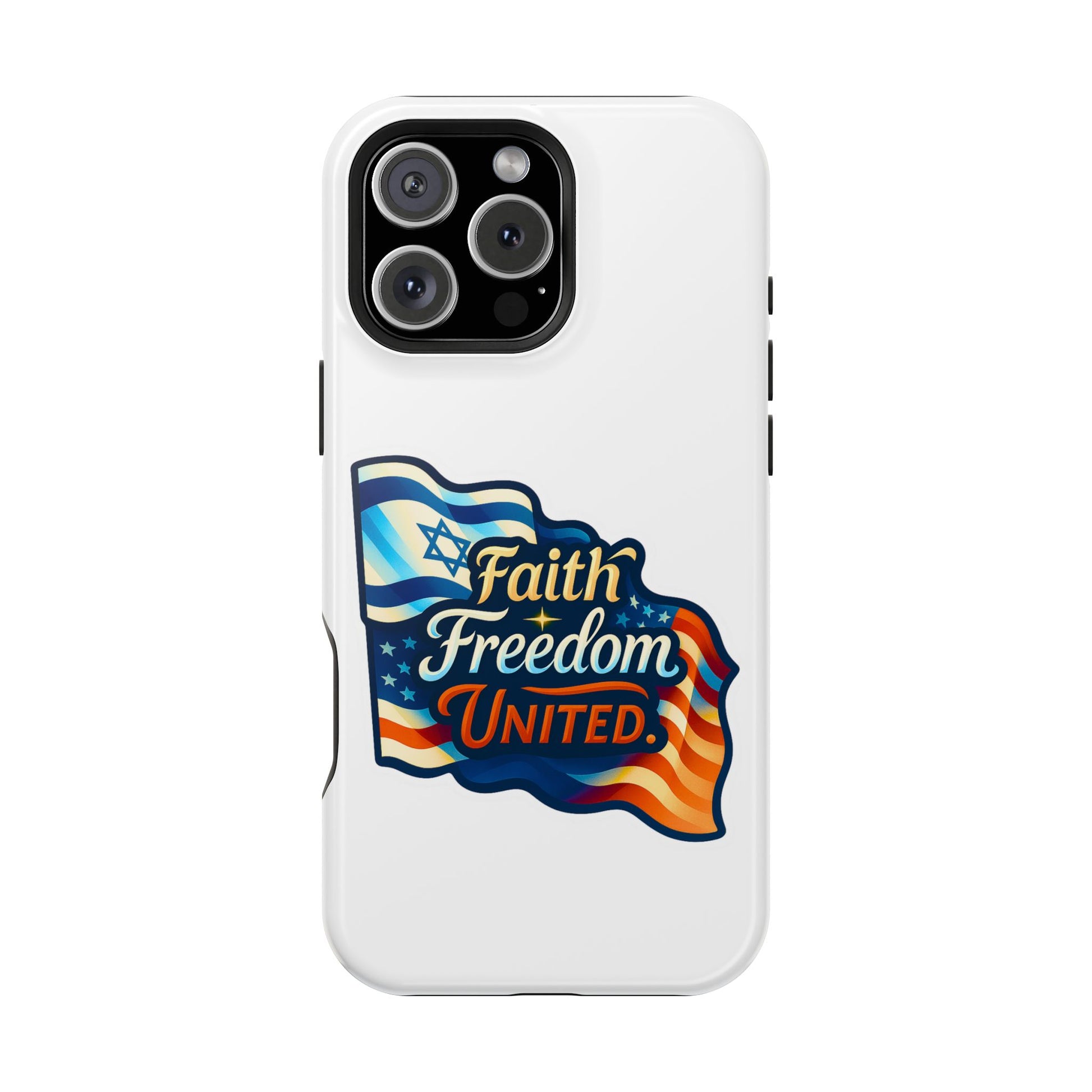 Faith Freedom United Magnetic Tough Cases - American Zionist