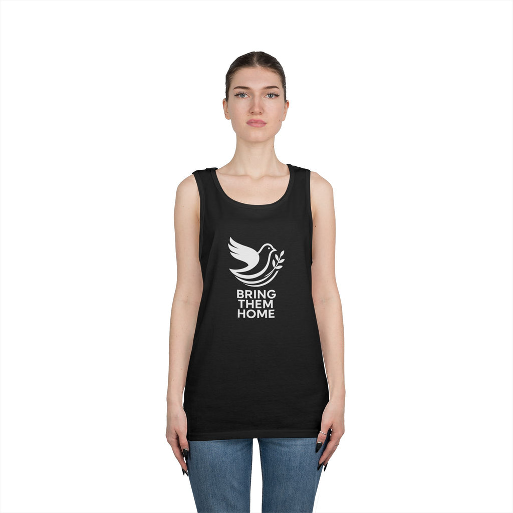 Dove Bring Them Home Unisex Heavy Cotton Tank Top - American Zionist