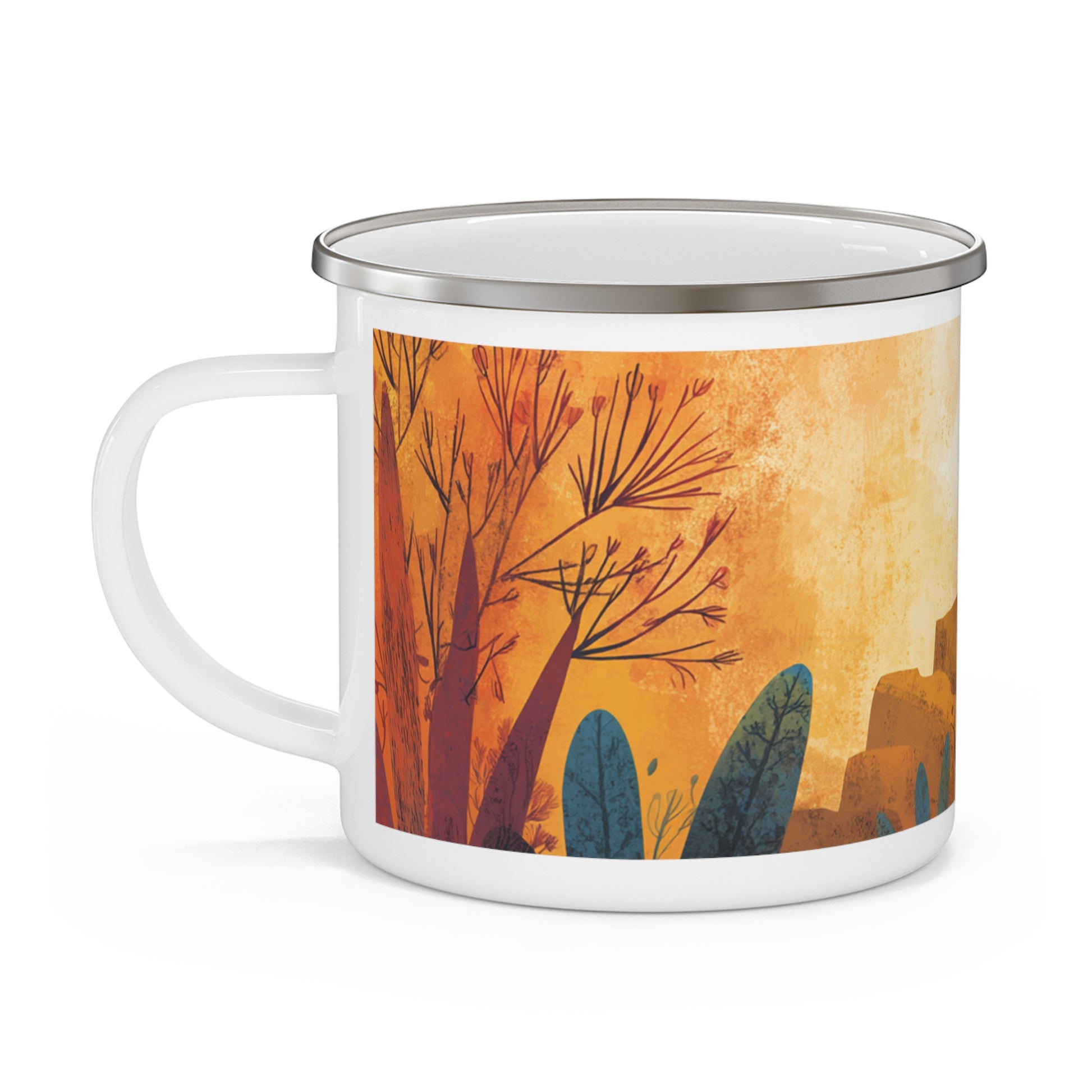 Jerusalem Adventurer Enamel Camping Mug - American Zionist