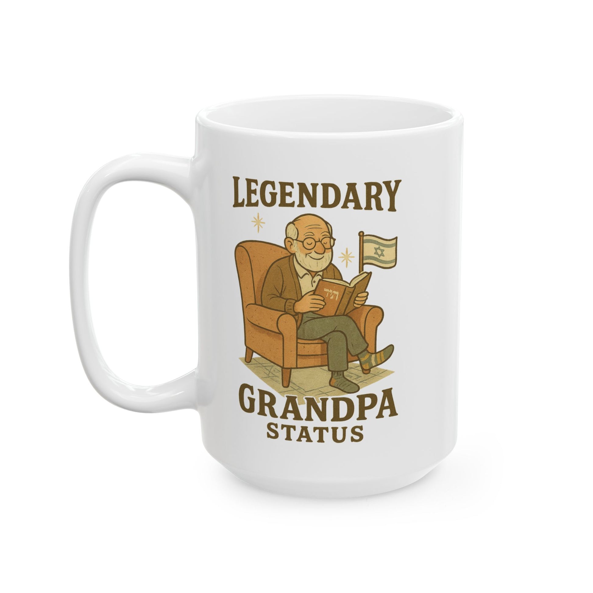 Legendary Grandpa Ceramic Mug, (11oz, 15oz) - American Zionist