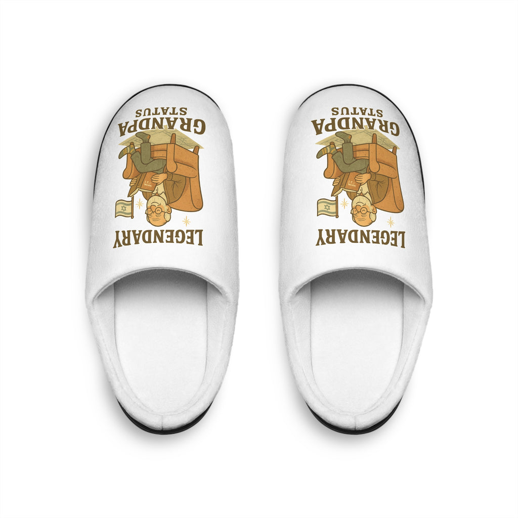 Legendary Grandpa Men's Indoor Slippers - American Zionist