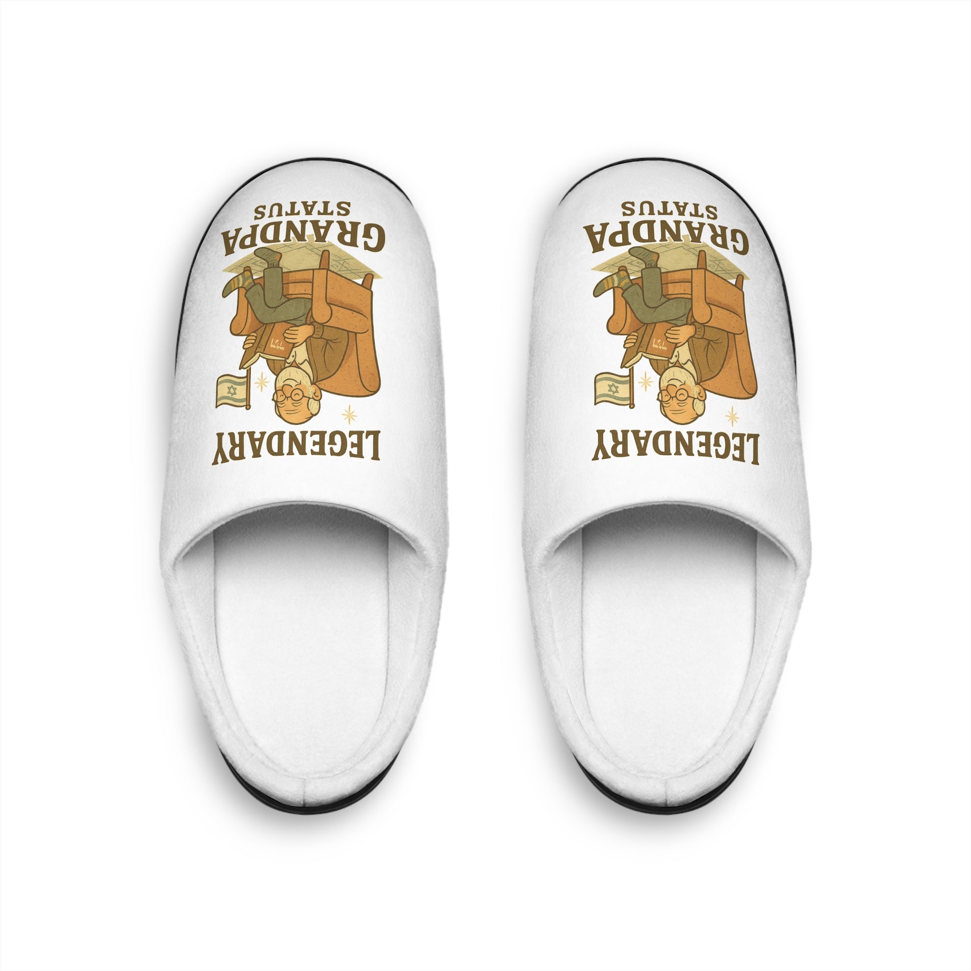 Legendary Grandpa Men's Indoor Slippers - American Zionist