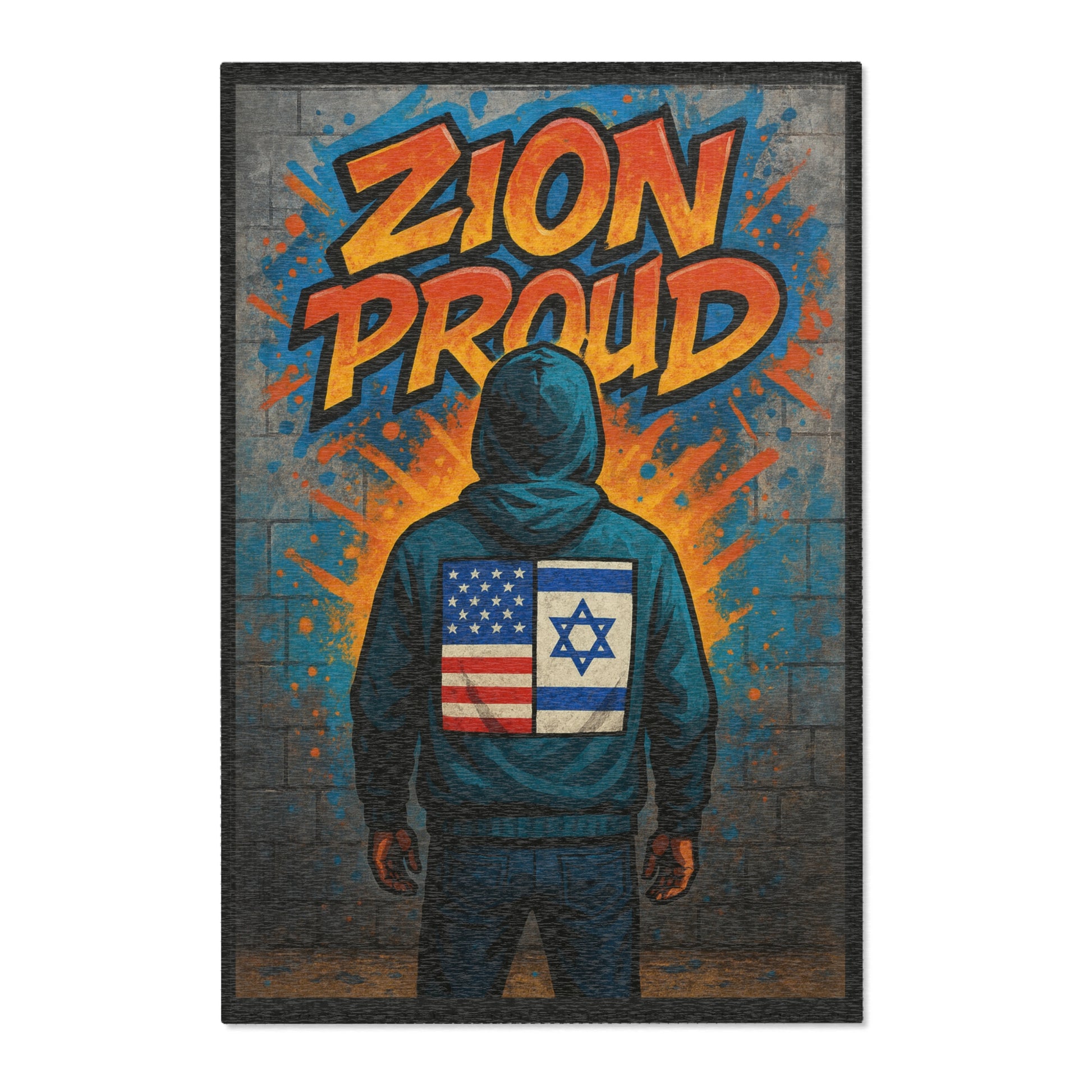 Zion Proud Area Rugs - American Zionist