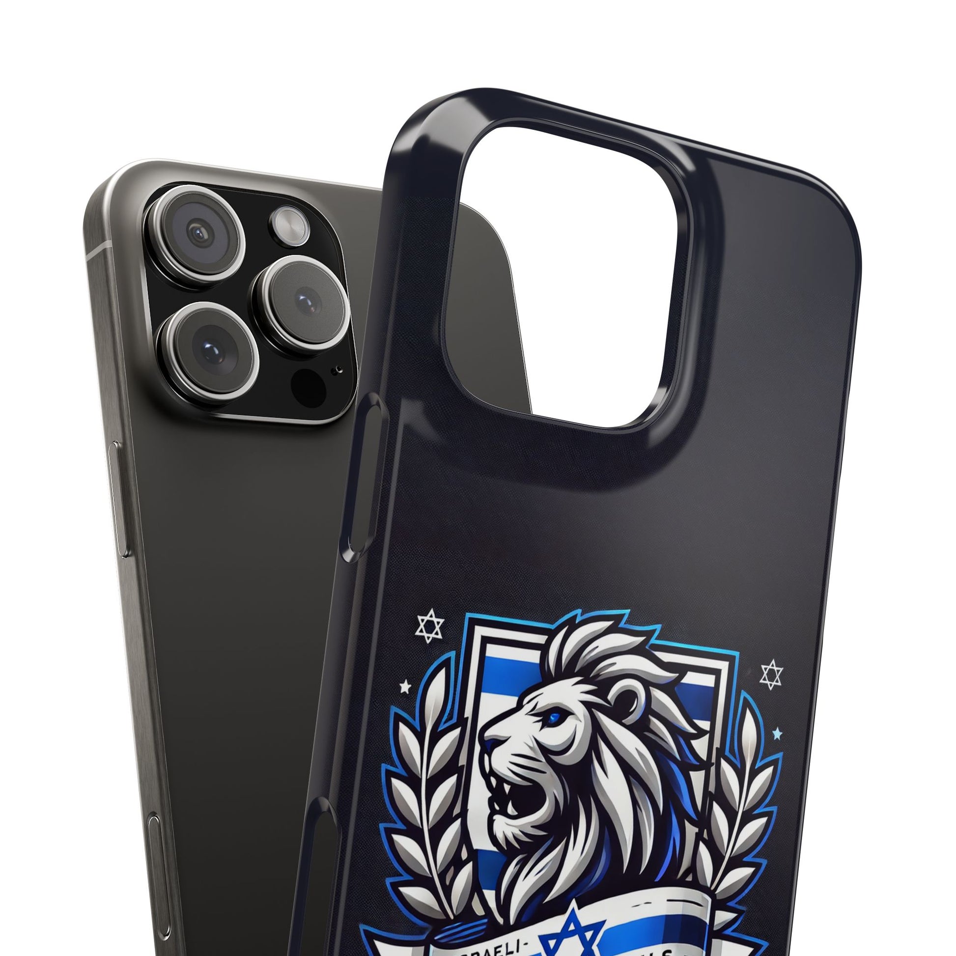 Lion of Judah Crest Slim Phone Cases - American Zionist