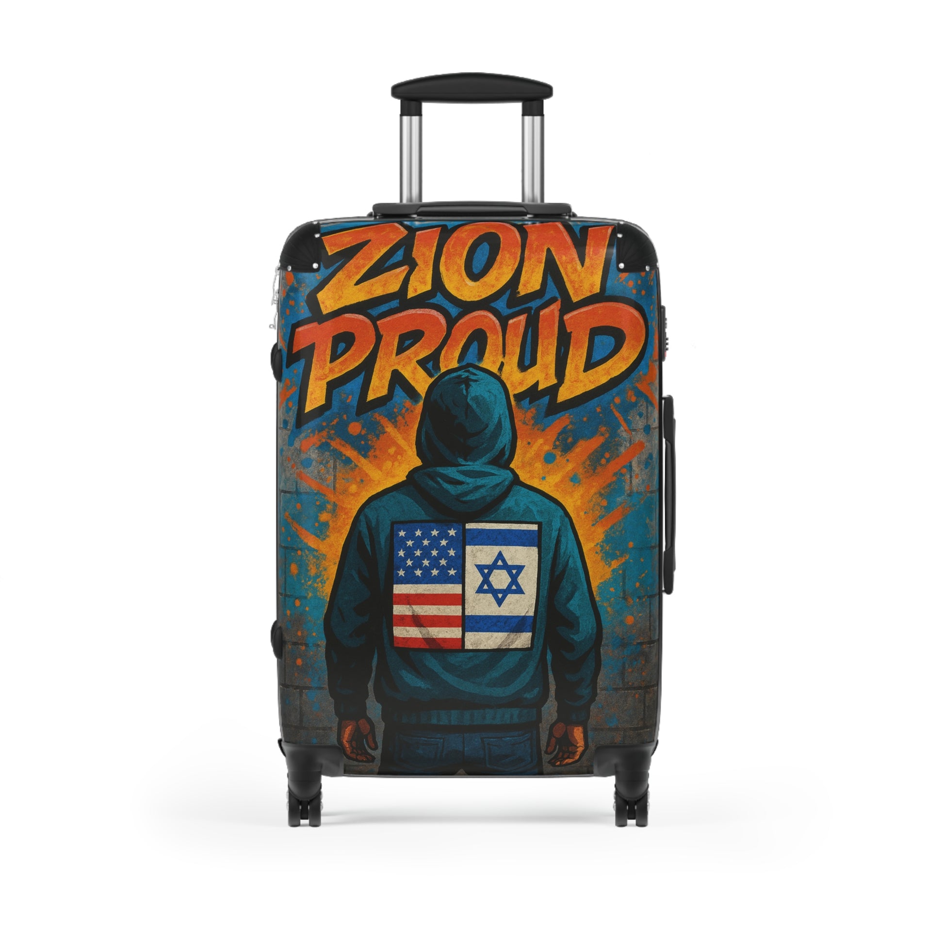 Zion Proud Premium Premium Suitcase - American Zionist