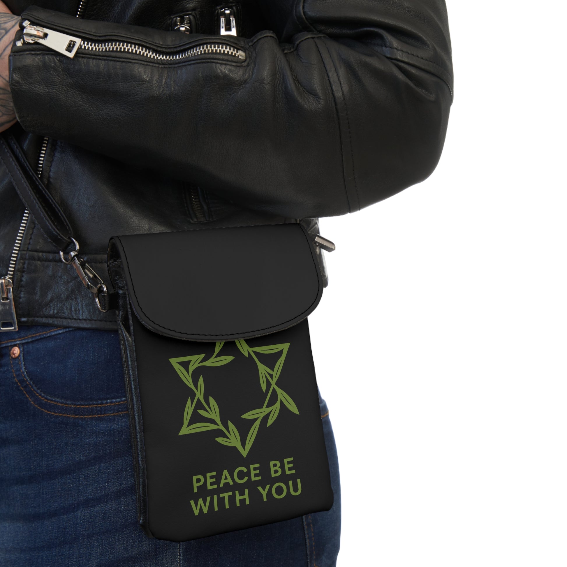 Peacewoven Star Small Cell Phone Wallet - American Zionist