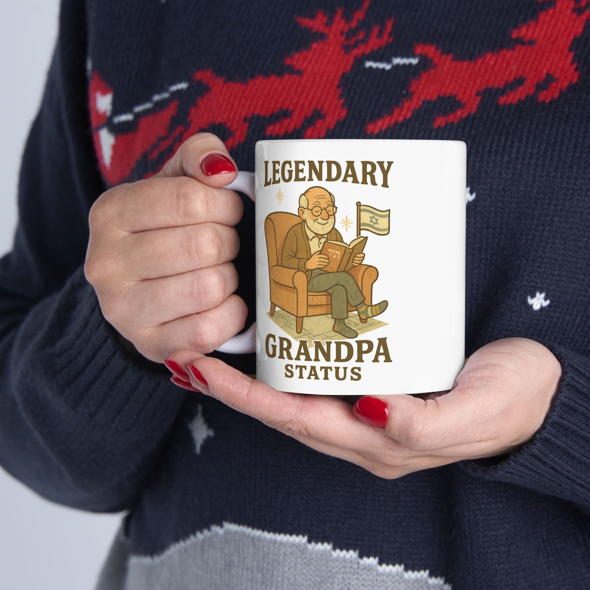 Legendary Grandpa Ceramic Mug, (11oz, 15oz) - American Zionist
