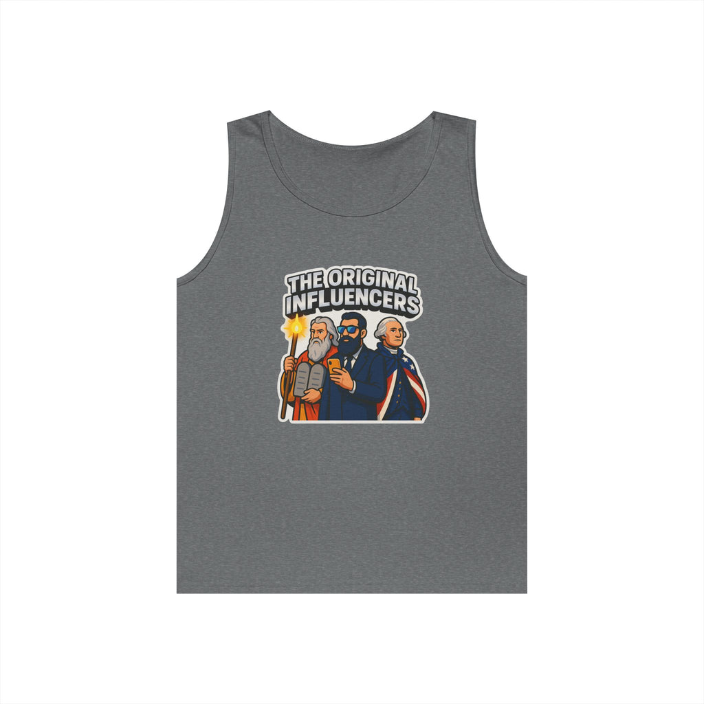 Original Influencers Unisex Heavy Cotton Tank Top - American Zionist