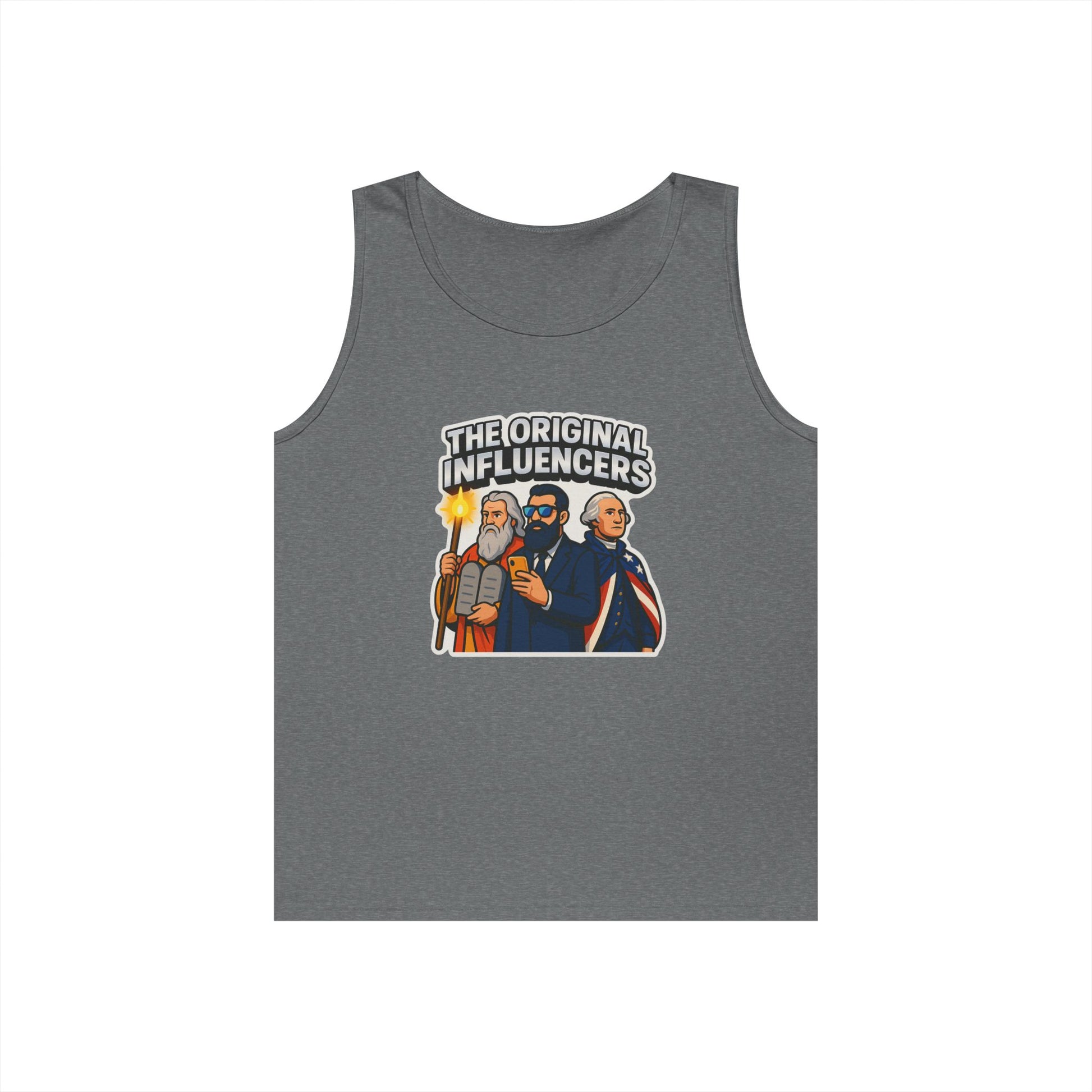 Original Influencers Unisex Heavy Cotton Tank Top - American Zionist