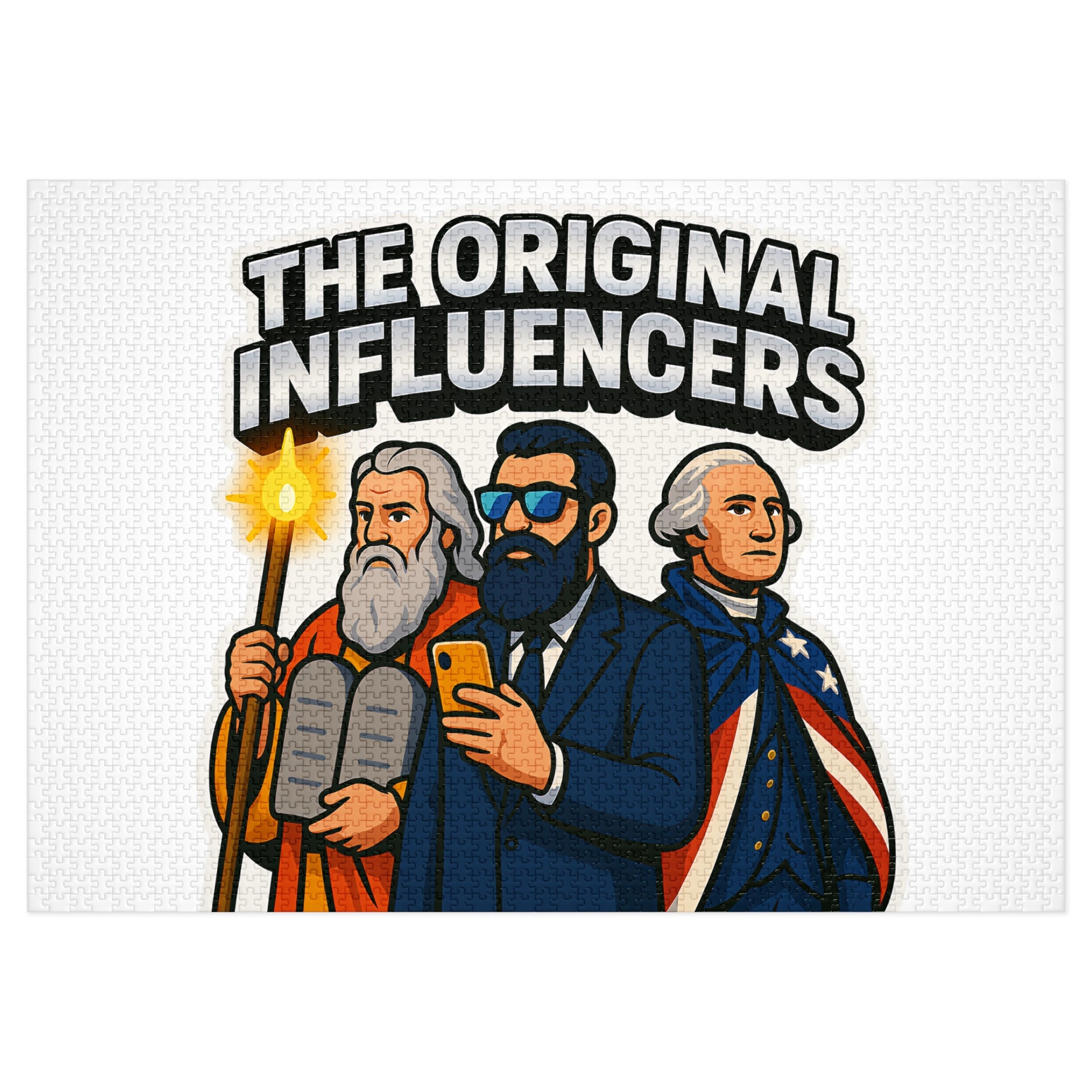 Original Influencers Jigsaw Puzzle with Tin - American Zionist