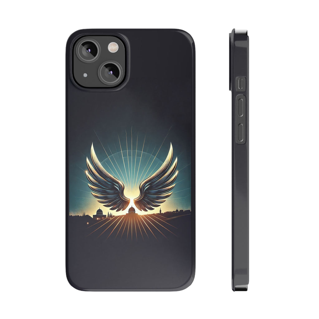 Sunset Wings Slim Phone Cases - American Zionist