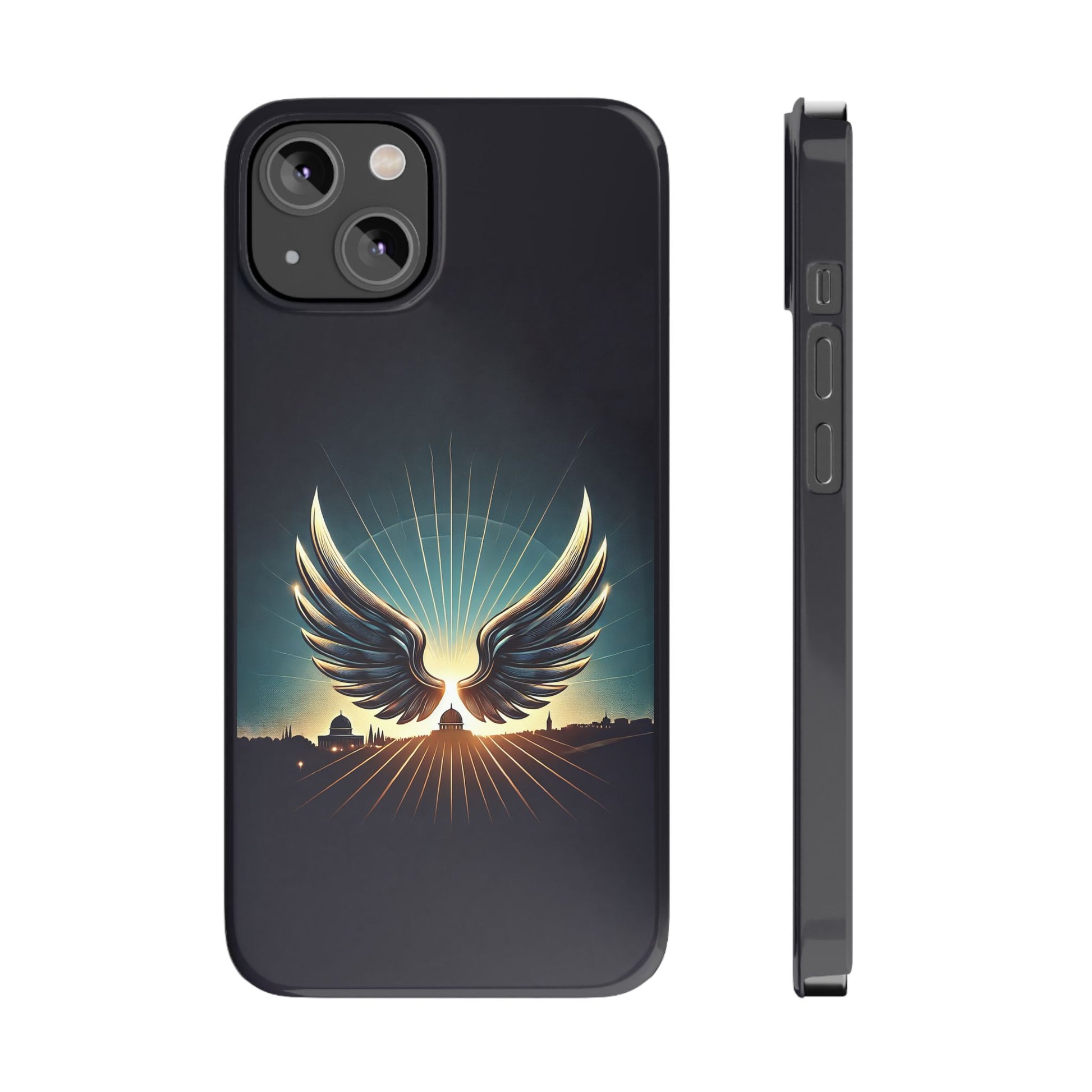 Sunset Wings Slim Phone Cases - American Zionist
