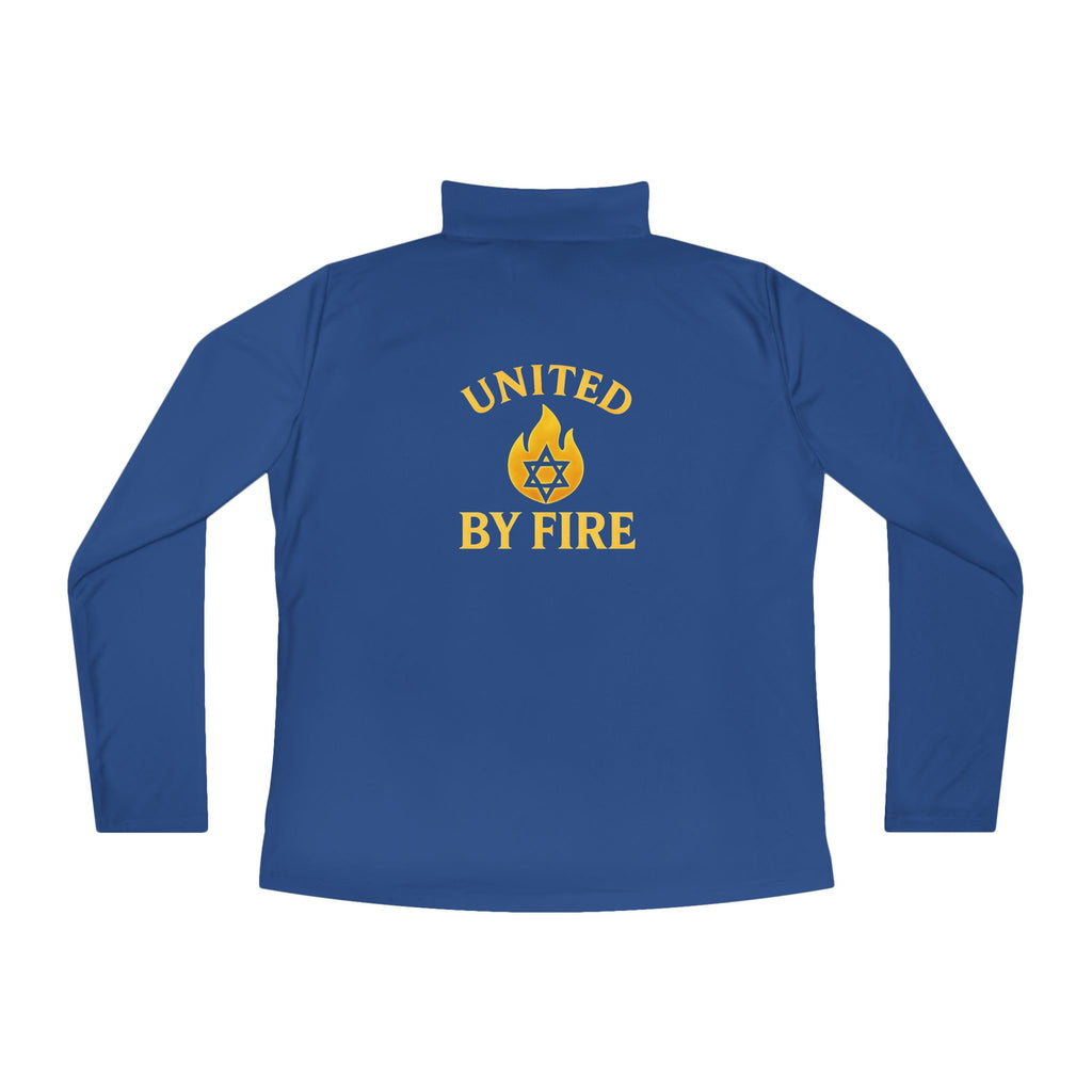 United by Fire Ladies Quarter - Zip Pullover - American Zionist