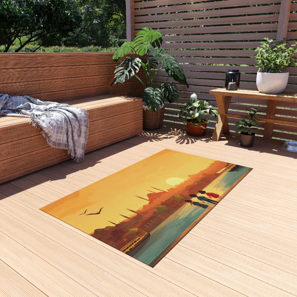 Kids by the Bay Outdoor Rug - American Zionist