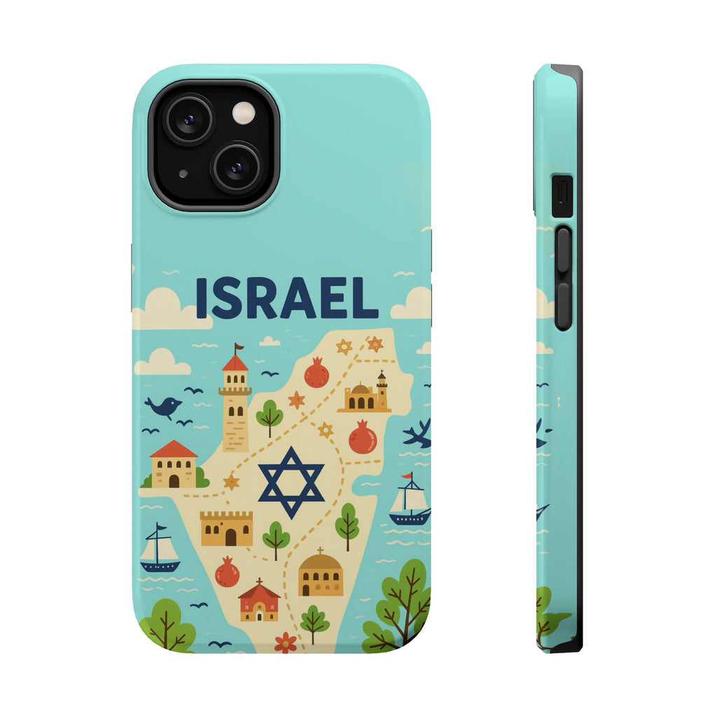 Map of Israel Magnetic Tough Cases - American Zionist
