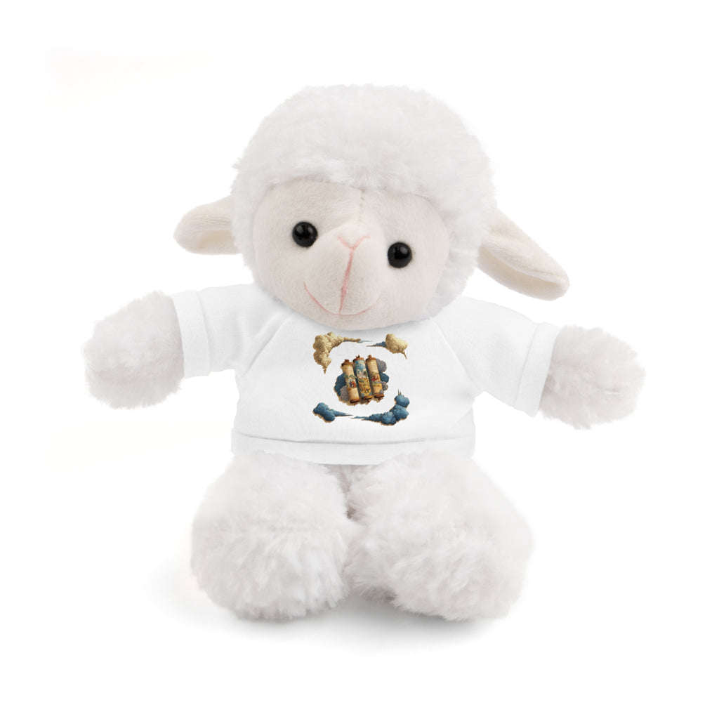 Cloudy Scroll Of Moses Stuffed Animals with Tee - American Zionist