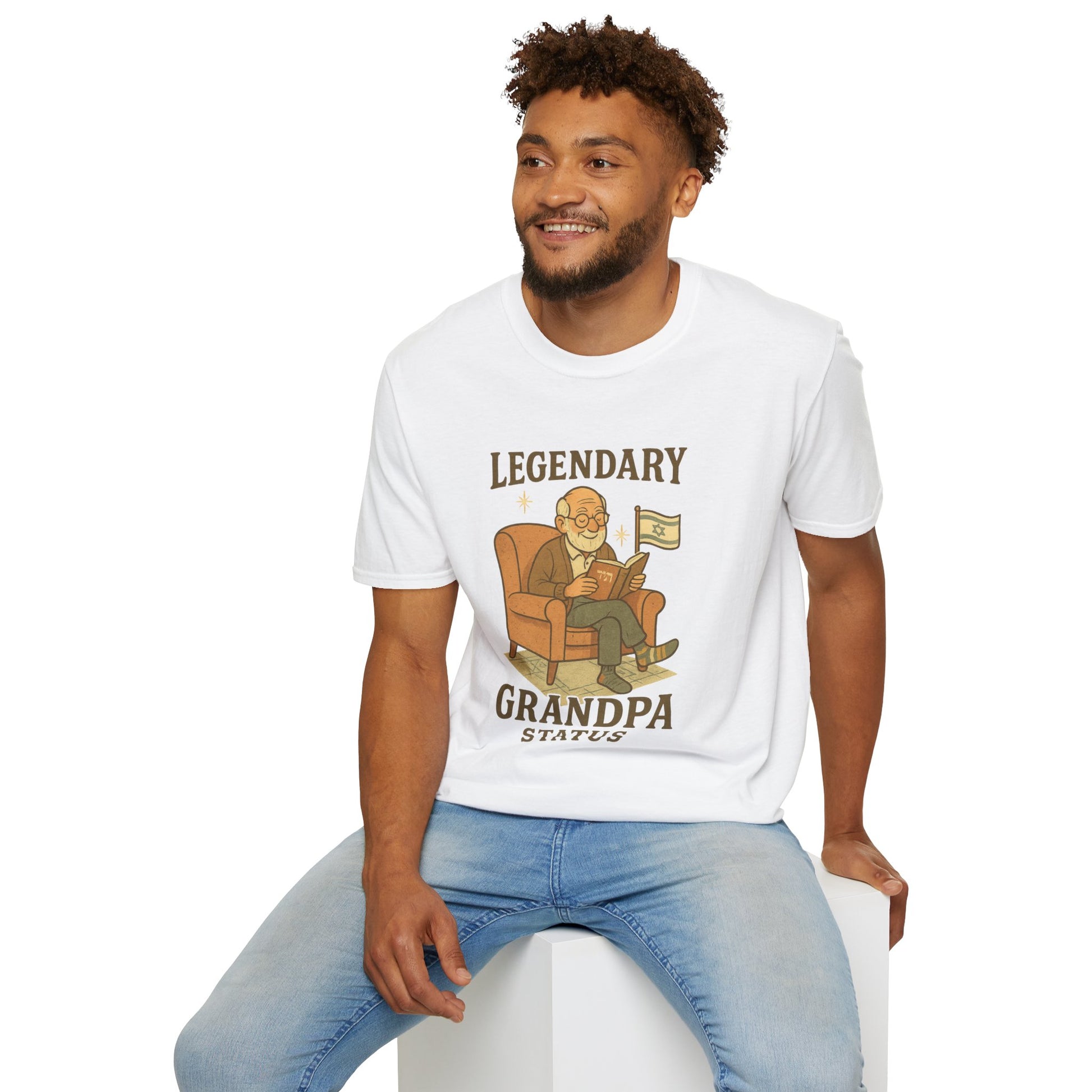 Legendary Grandpa Softstyle T-Shirt - American Zionist
