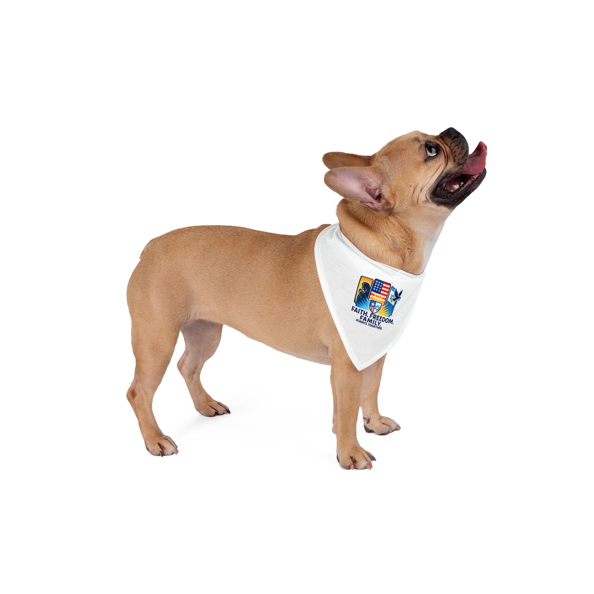 Faith Freedom Family Pet Bandana - American Zionist