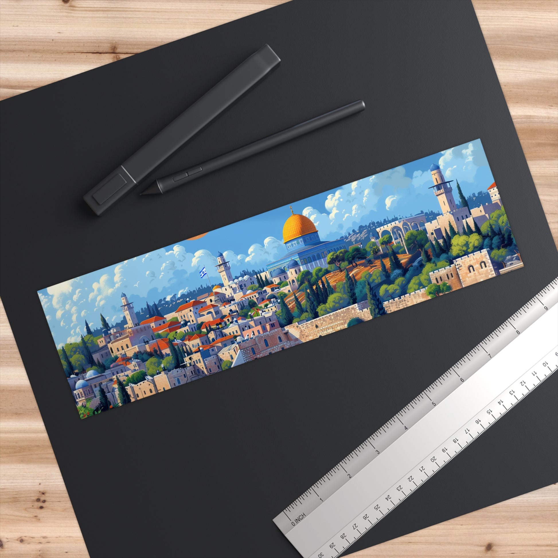 Jerusalem City Skyline Bumper Stickers - American Zionist