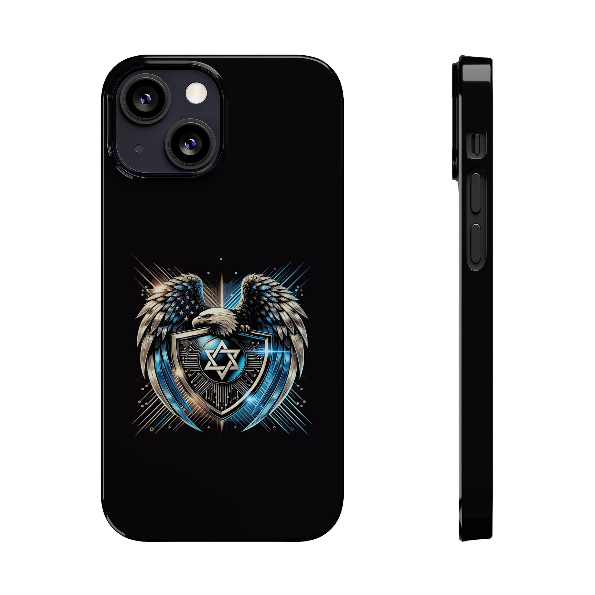 Wings of Zion Slim Phone Cases - American Zionist