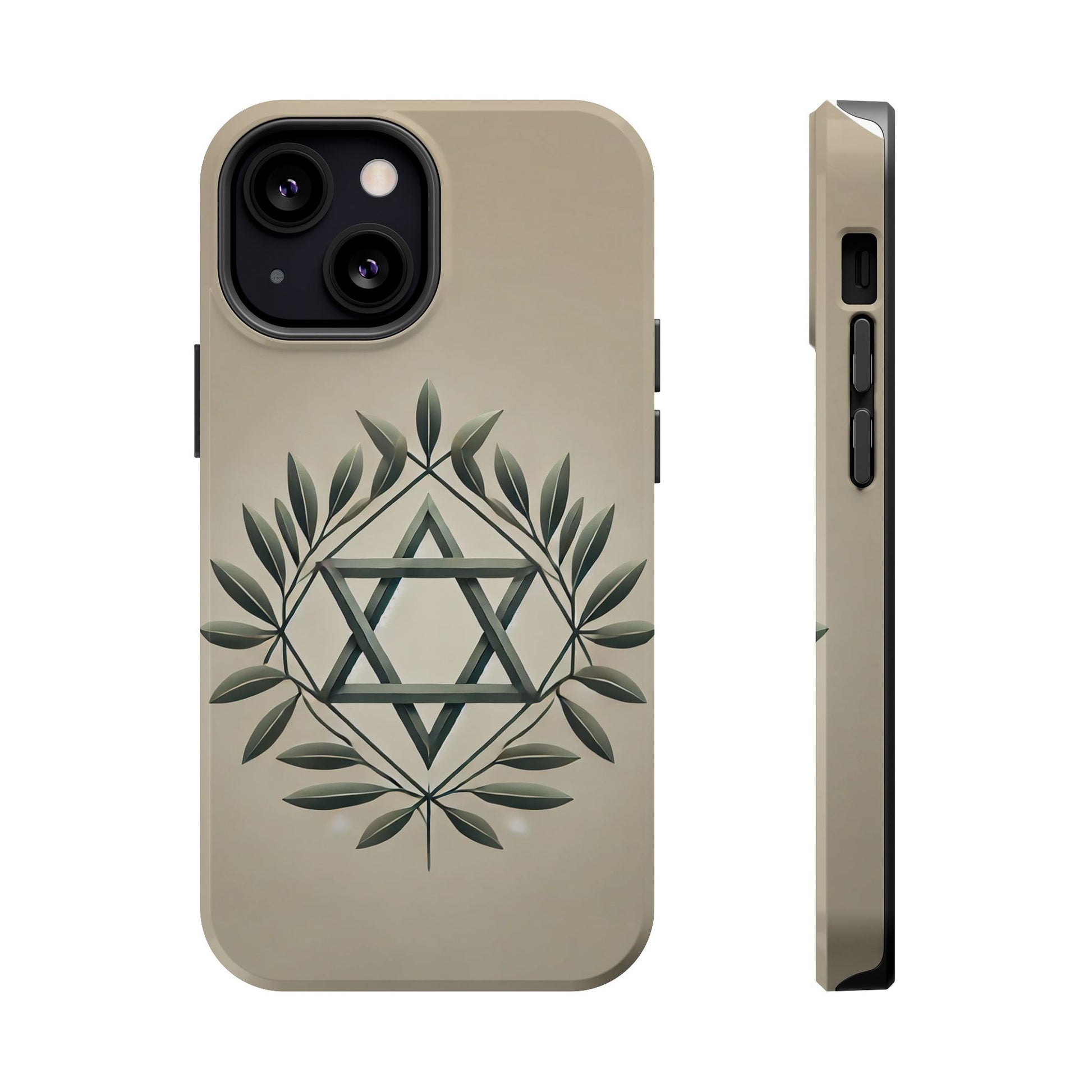 Olive and Star of David Magnetic Tough Cases - American Zionist