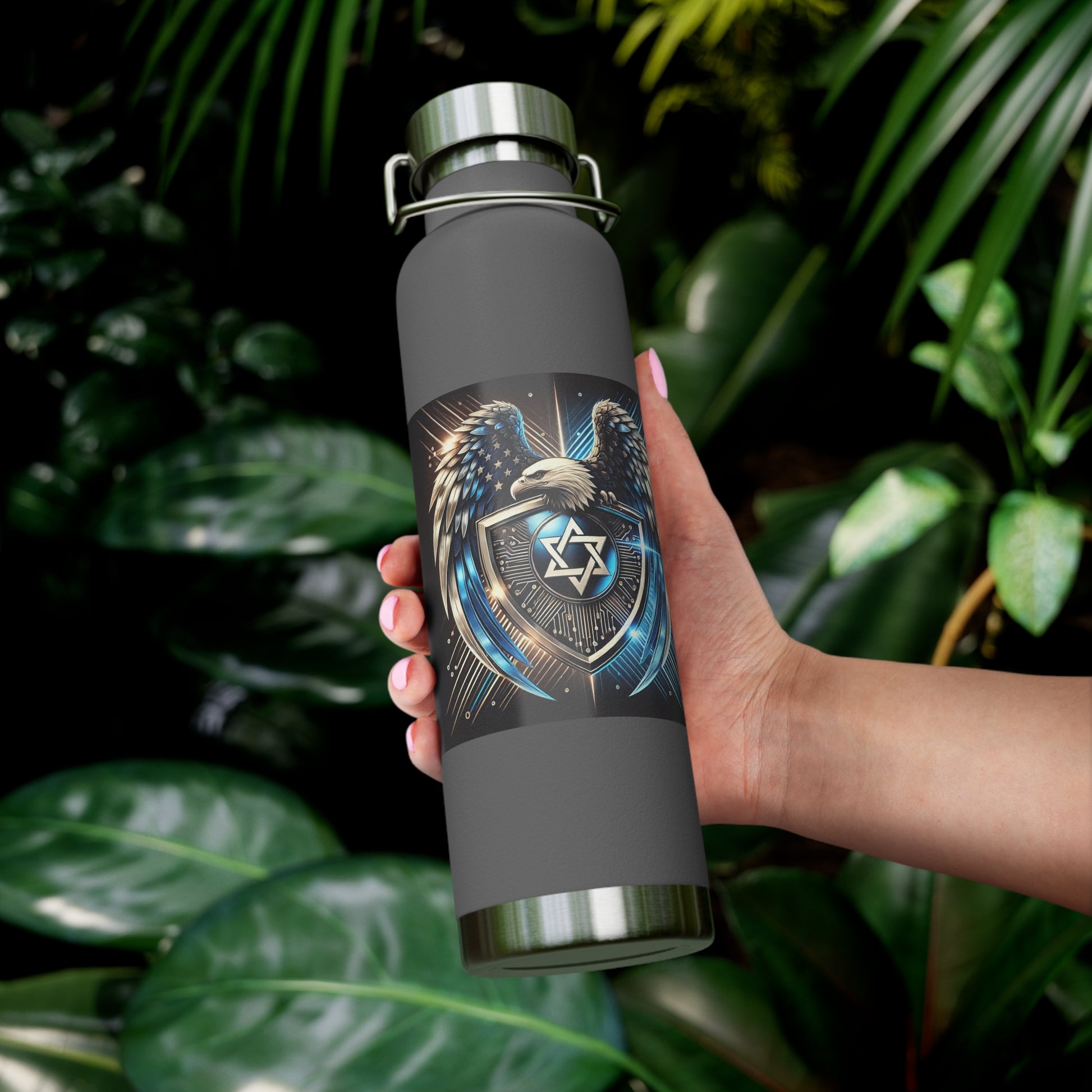 Wings of Zion Copper Vacuum Insulated Bottle, 22oz - American Zionist