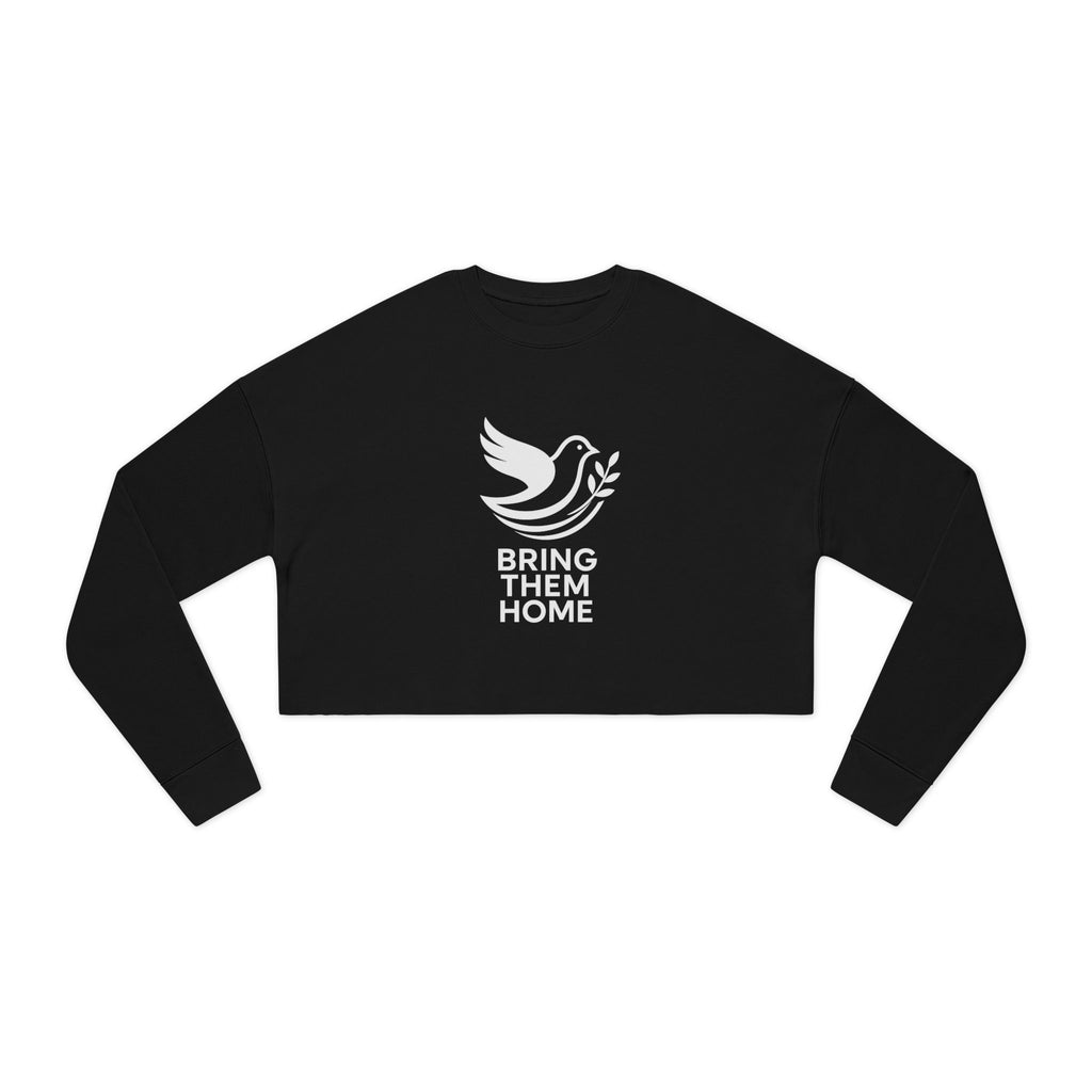 Dove Bring Them Home Women's Cropped Sweatshirt - American Zionist