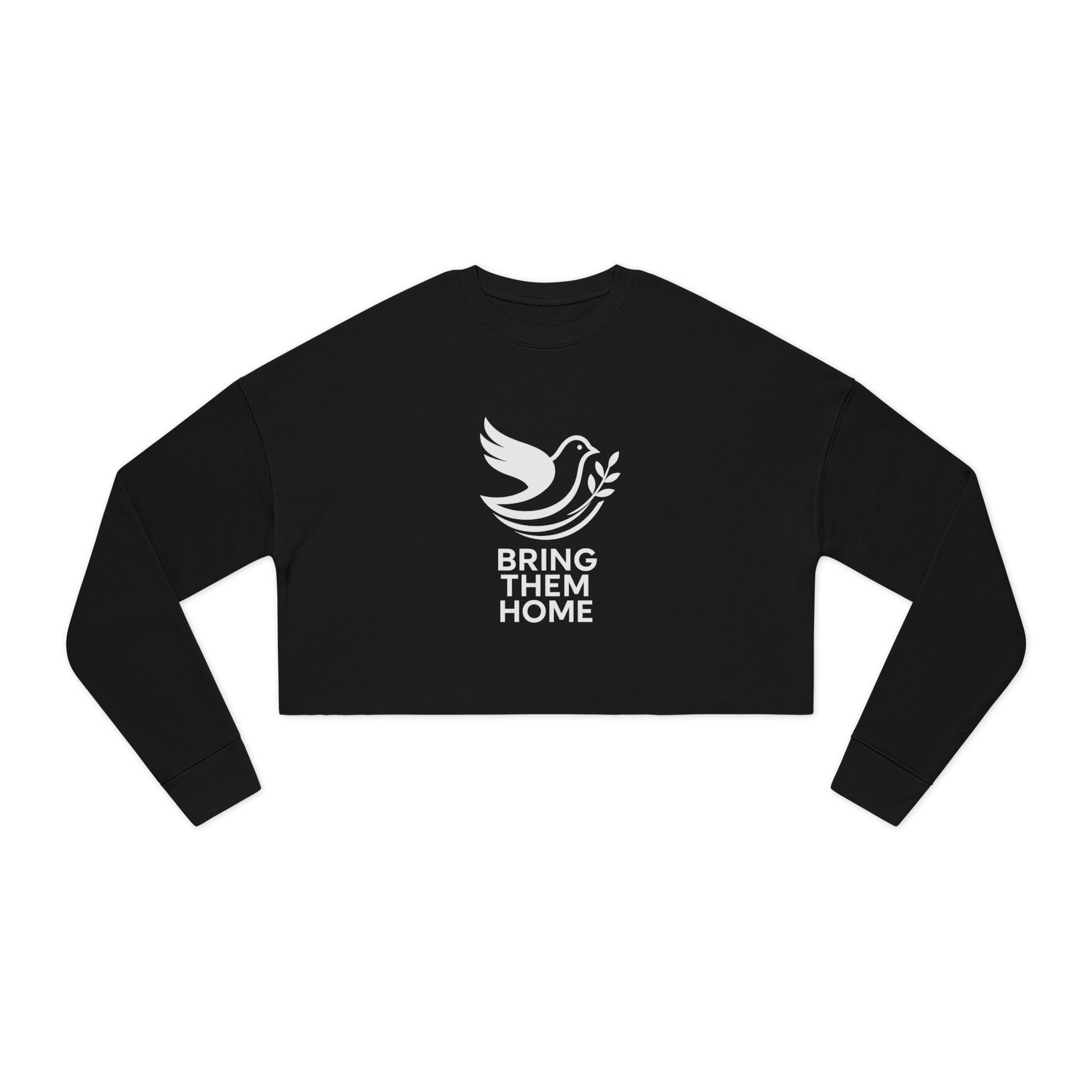 Dove Bring Them Home Women's Cropped Sweatshirt - American Zionist
