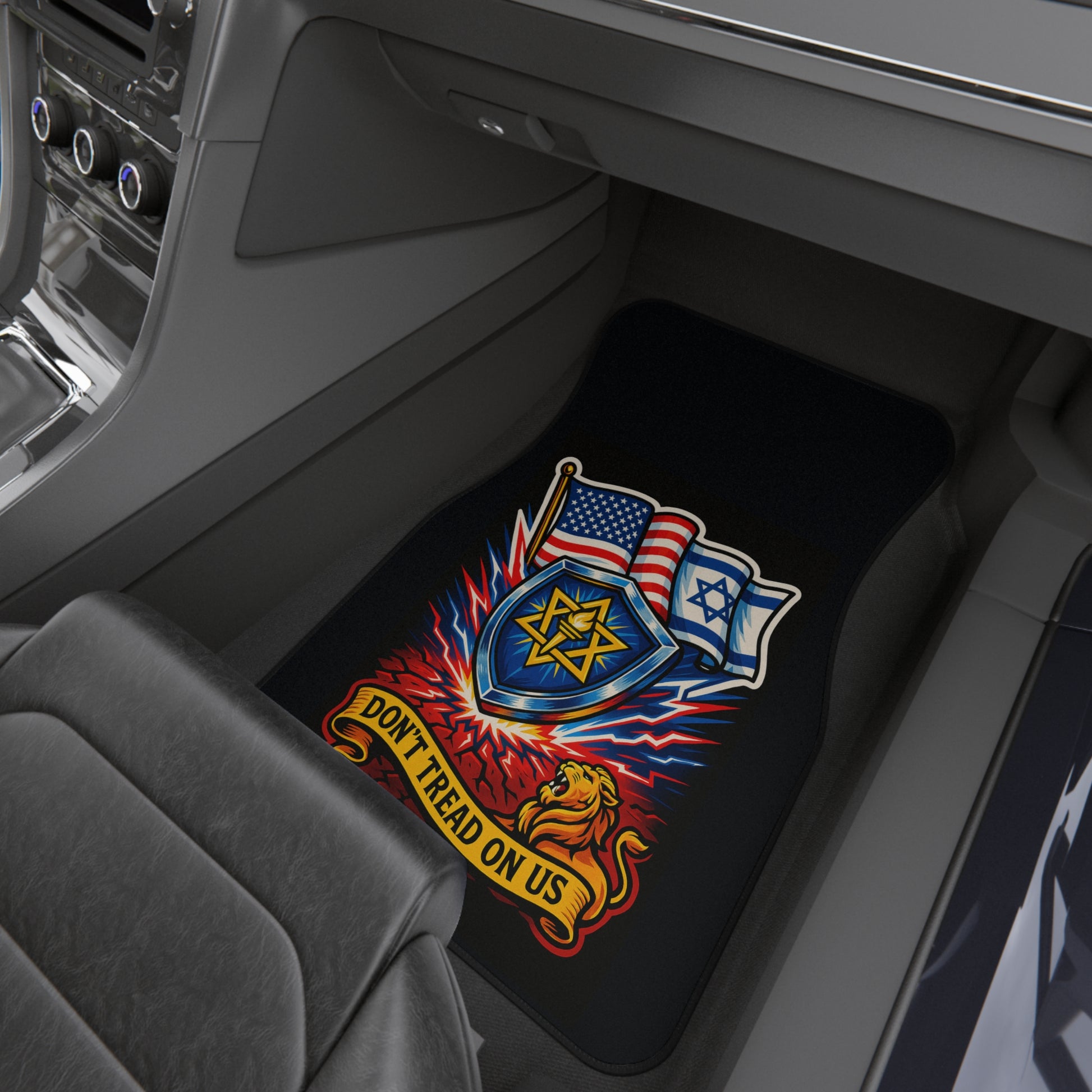 Don't Tread on Us Car Mats (2x Front) - American Zionist