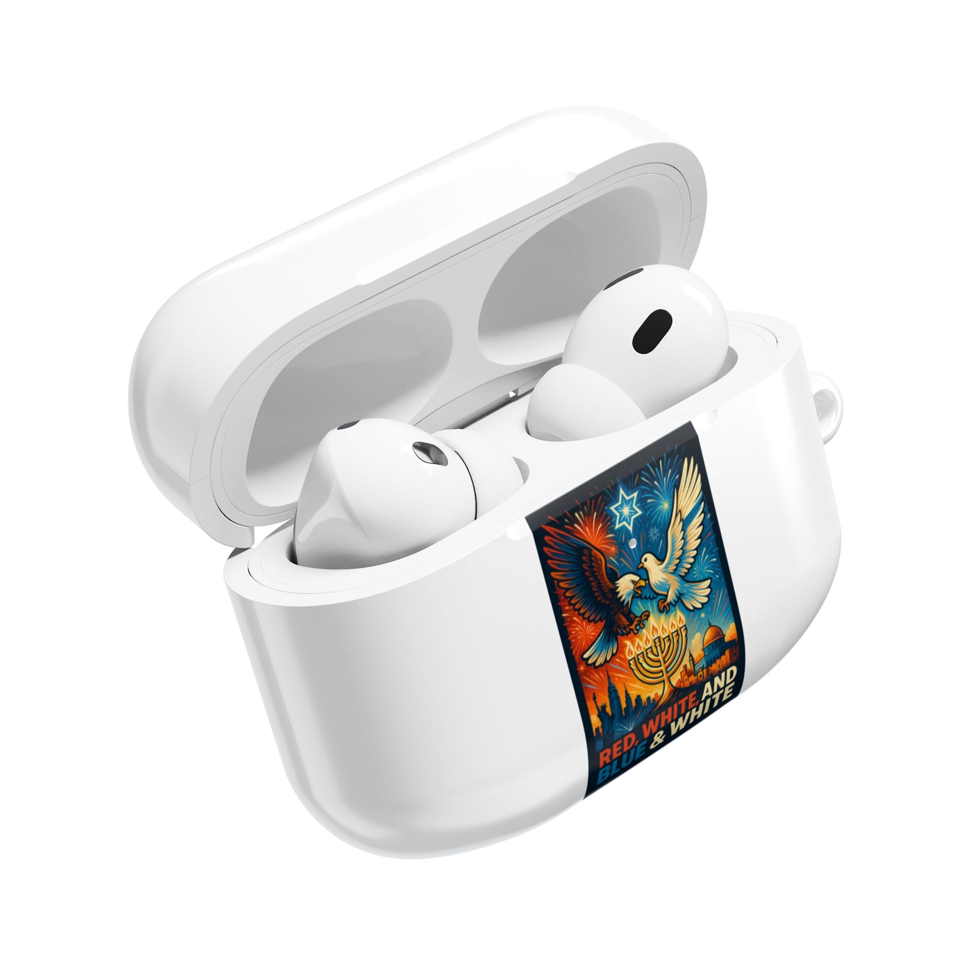 Red White and Blue AirPod Cases - American Zionist