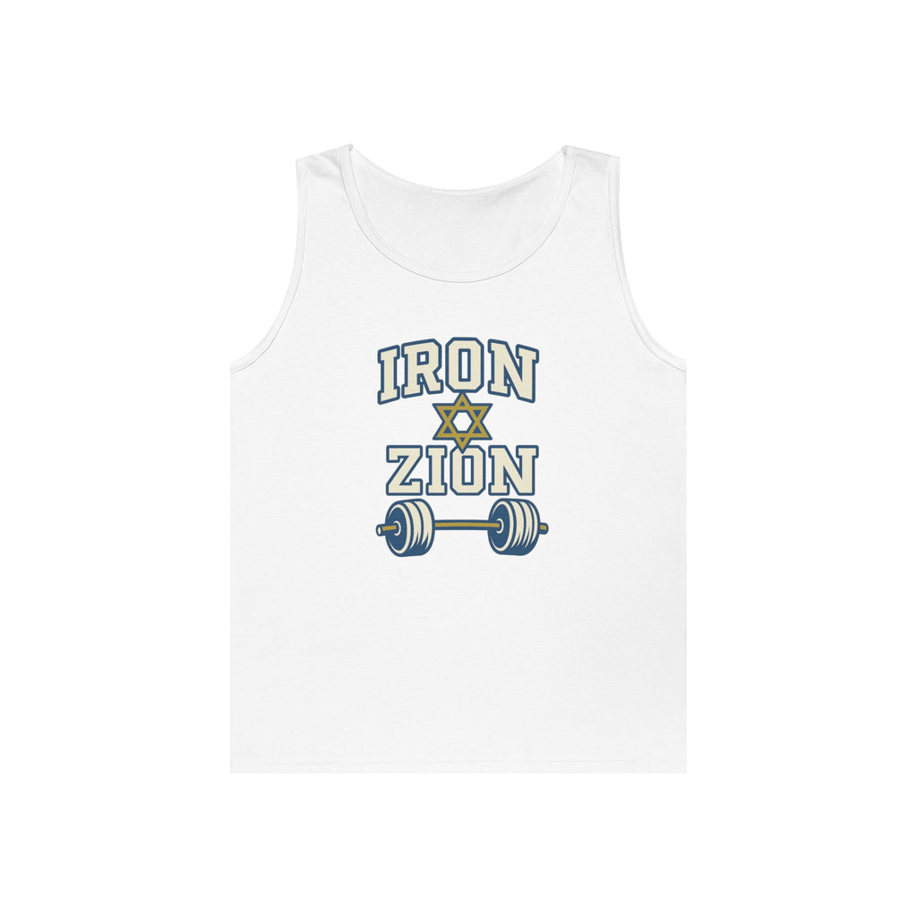 Iron Zion Unisex Heavy Cotton Tank Top - American Zionist