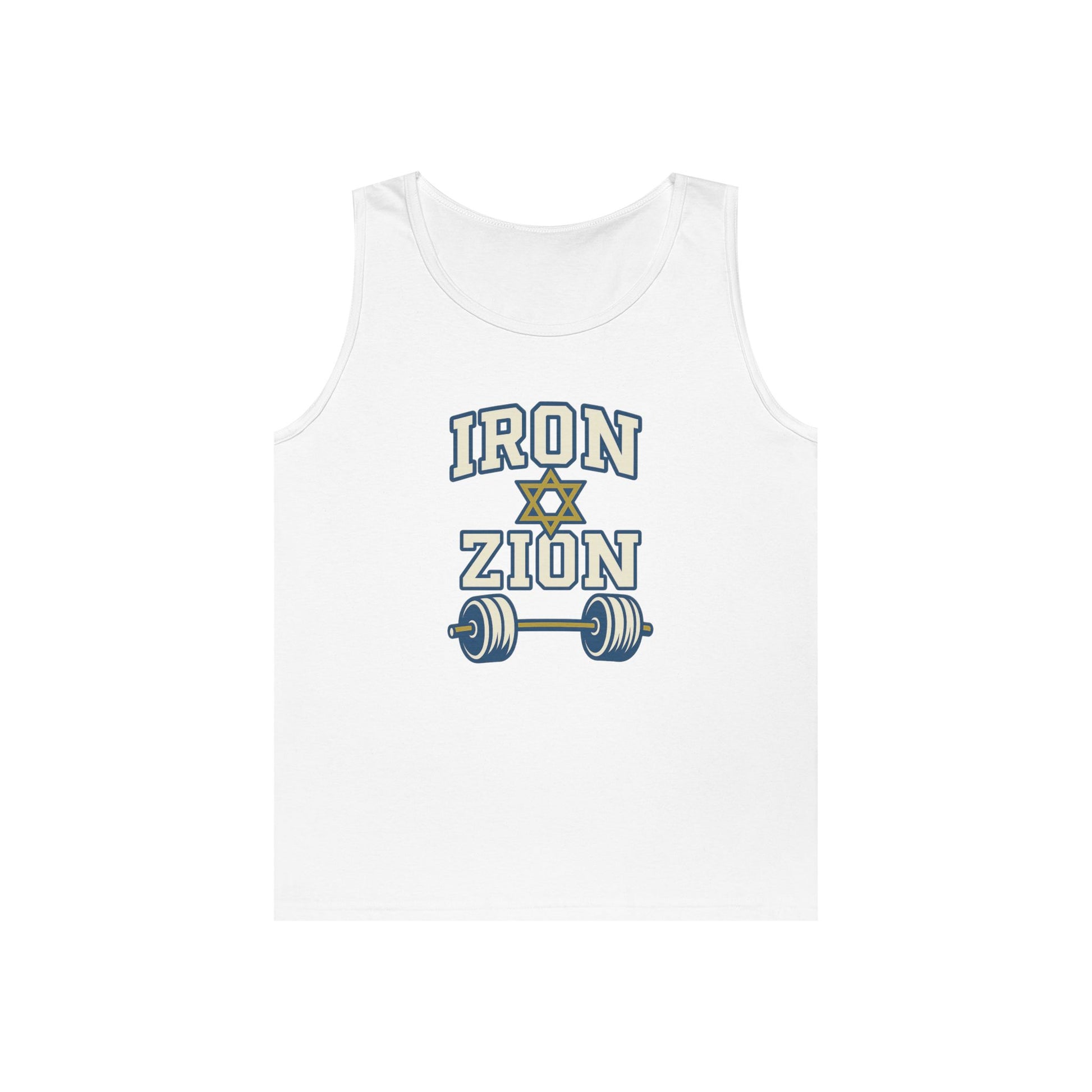 Iron Zion Unisex Heavy Cotton Tank Top - American Zionist