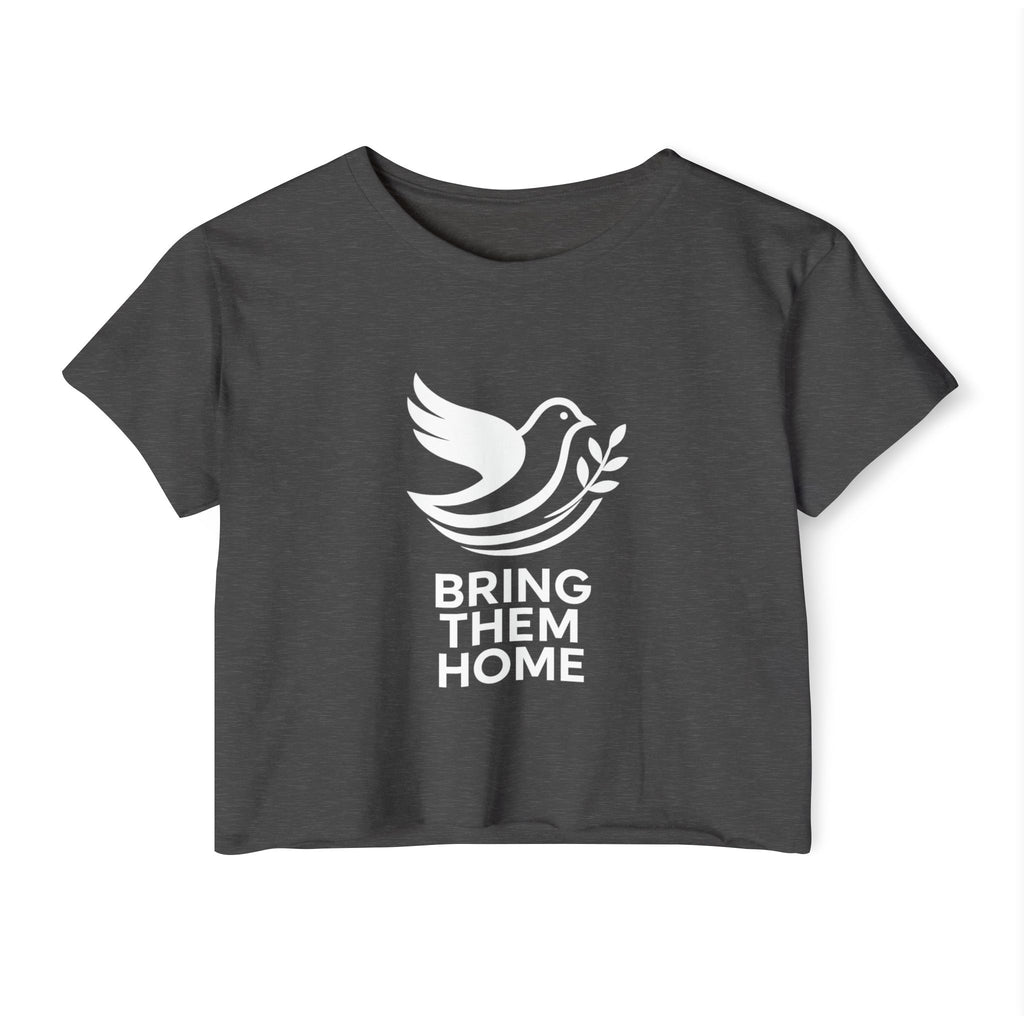 Dove Bring Them Home Women's Festival Crop Top - American Zionist