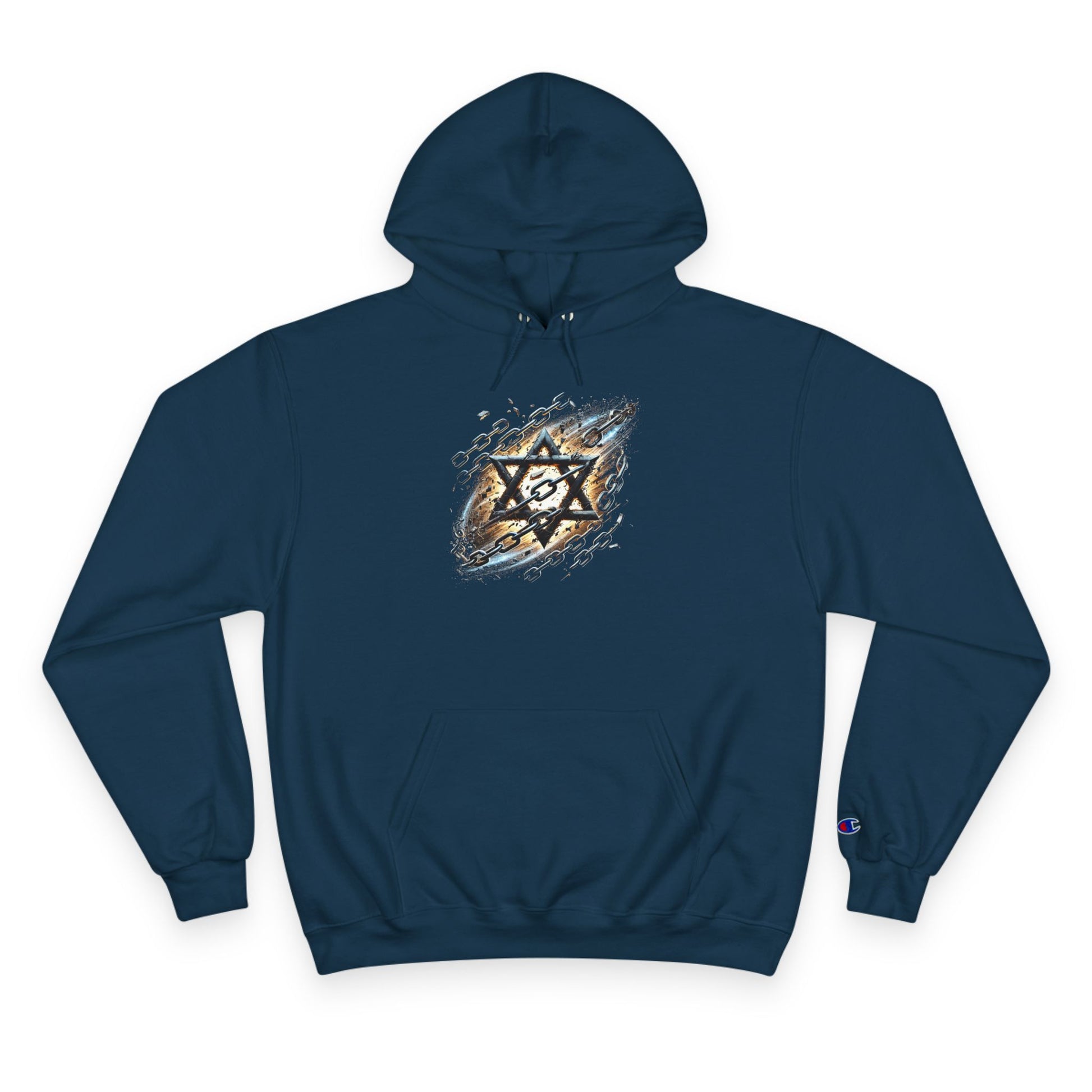 Galaxy Star of David Champion Hoodie - American Zionist