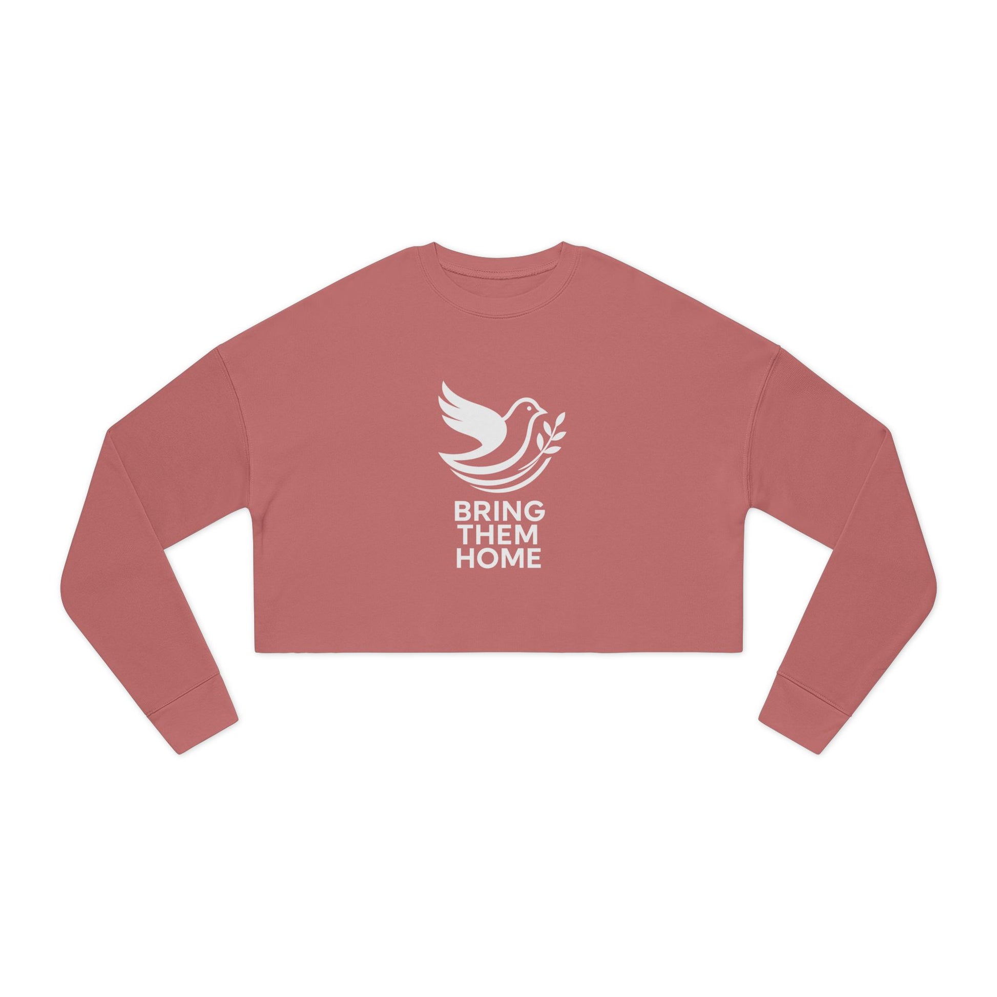 Dove Bring Them Home Women's Cropped Sweatshirt - American Zionist