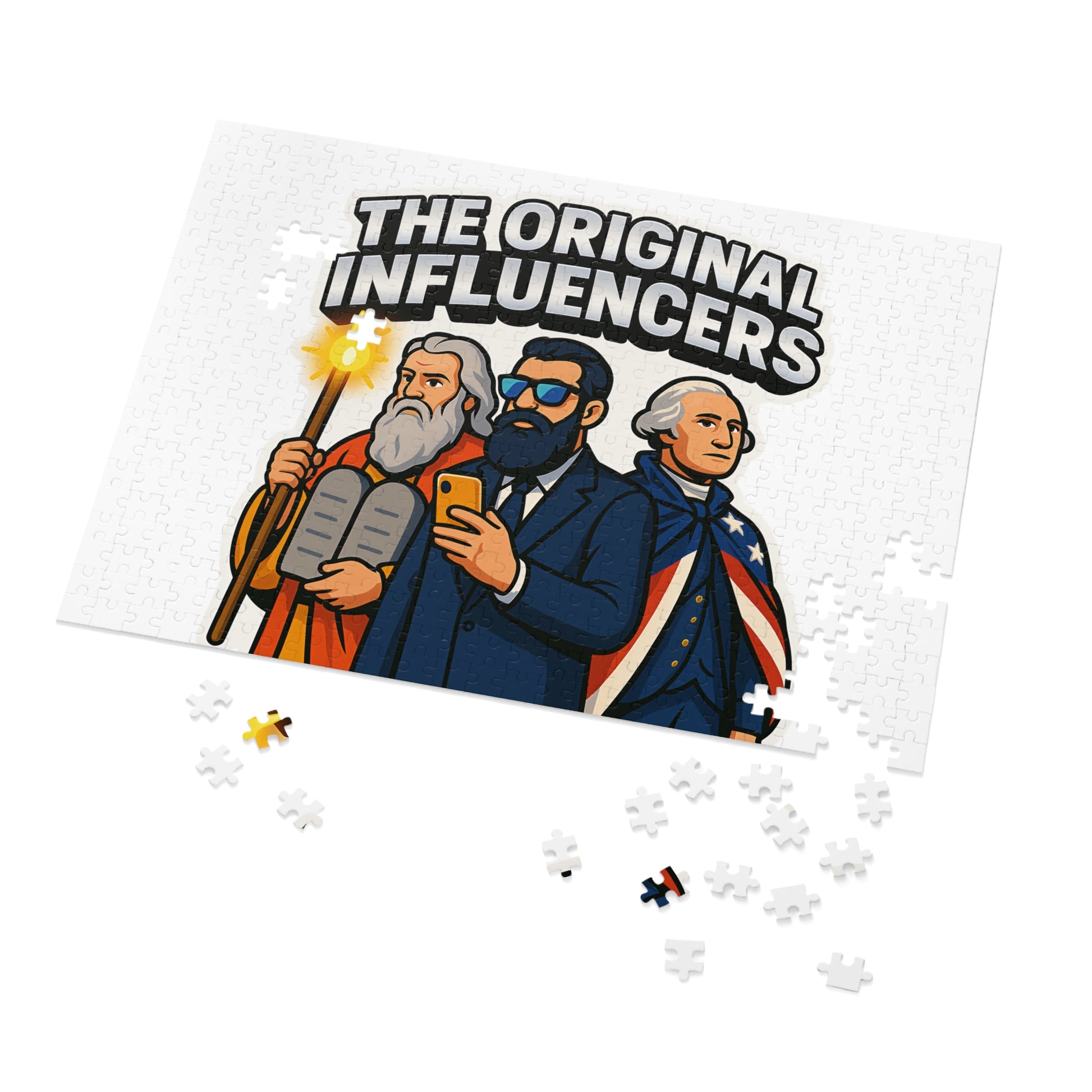 Original Influencers Jigsaw Puzzle with Tin - American Zionist
