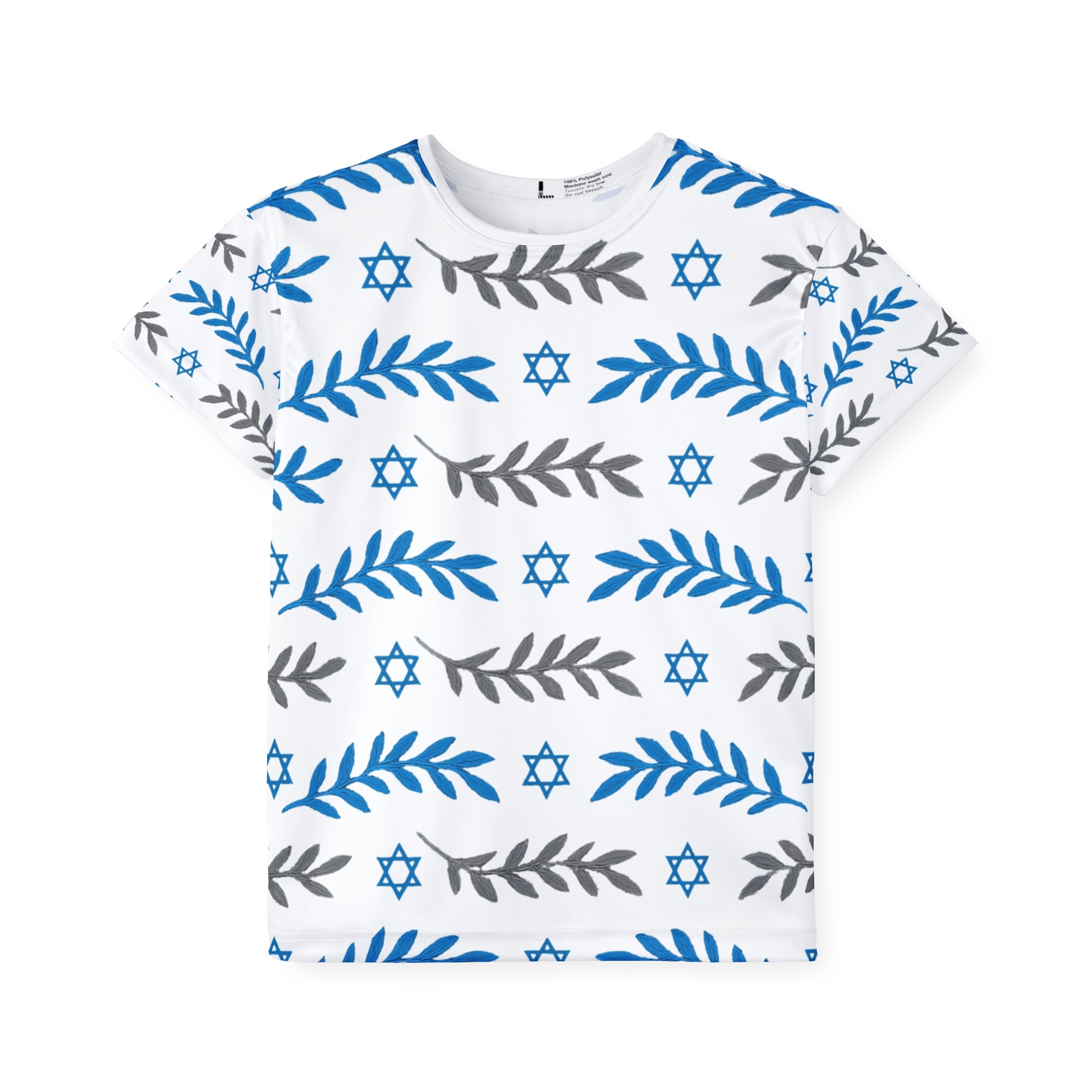 Olive and Shield Kids Sports Jersey (AOP) - American Zionist