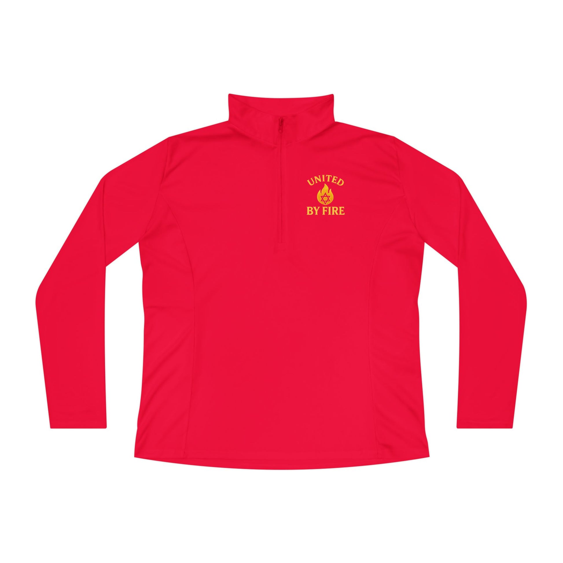 United by Fire Ladies Quarter - Zip Pullover - American Zionist