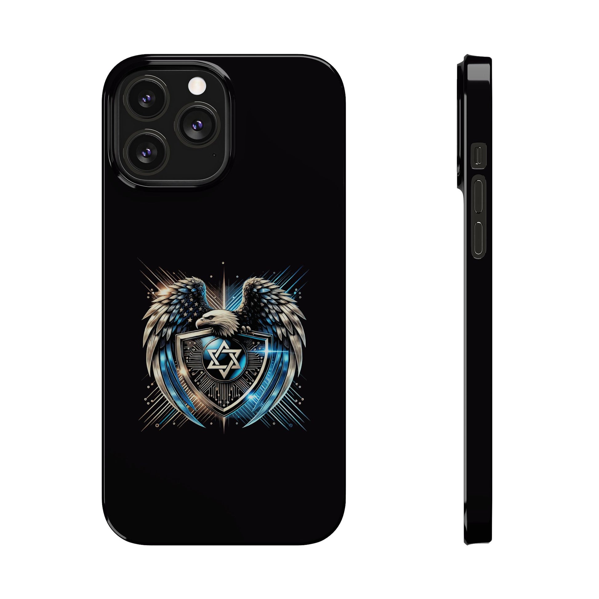 Wings of Zion Slim Phone Cases - American Zionist