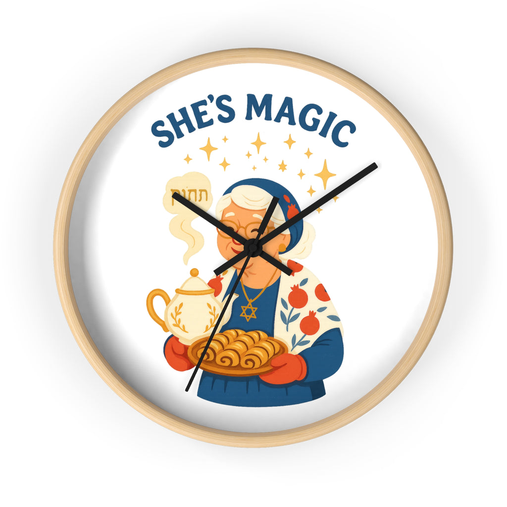 Grandma Magic Wall Clock - American Zionist