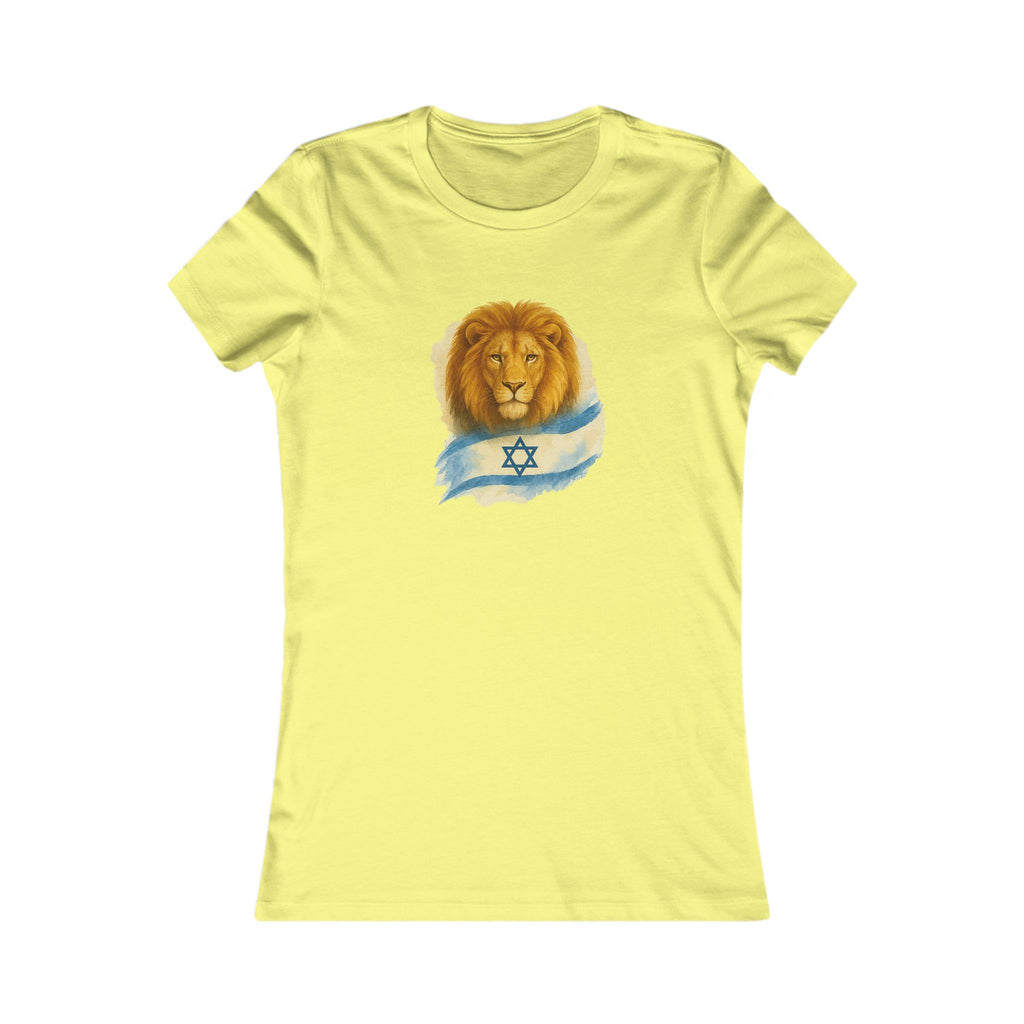 Lion Of Israel Women's Favorite Tee - American Zionist