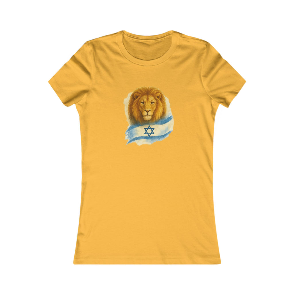 Lion Of Israel Women's Favorite Tee - American Zionist