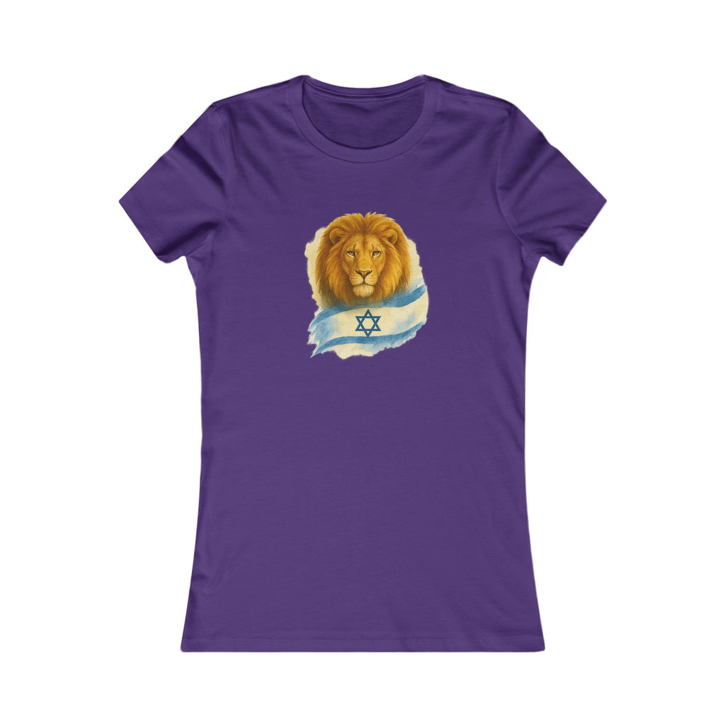 Lion Of Israel Women's Favorite Tee - American Zionist