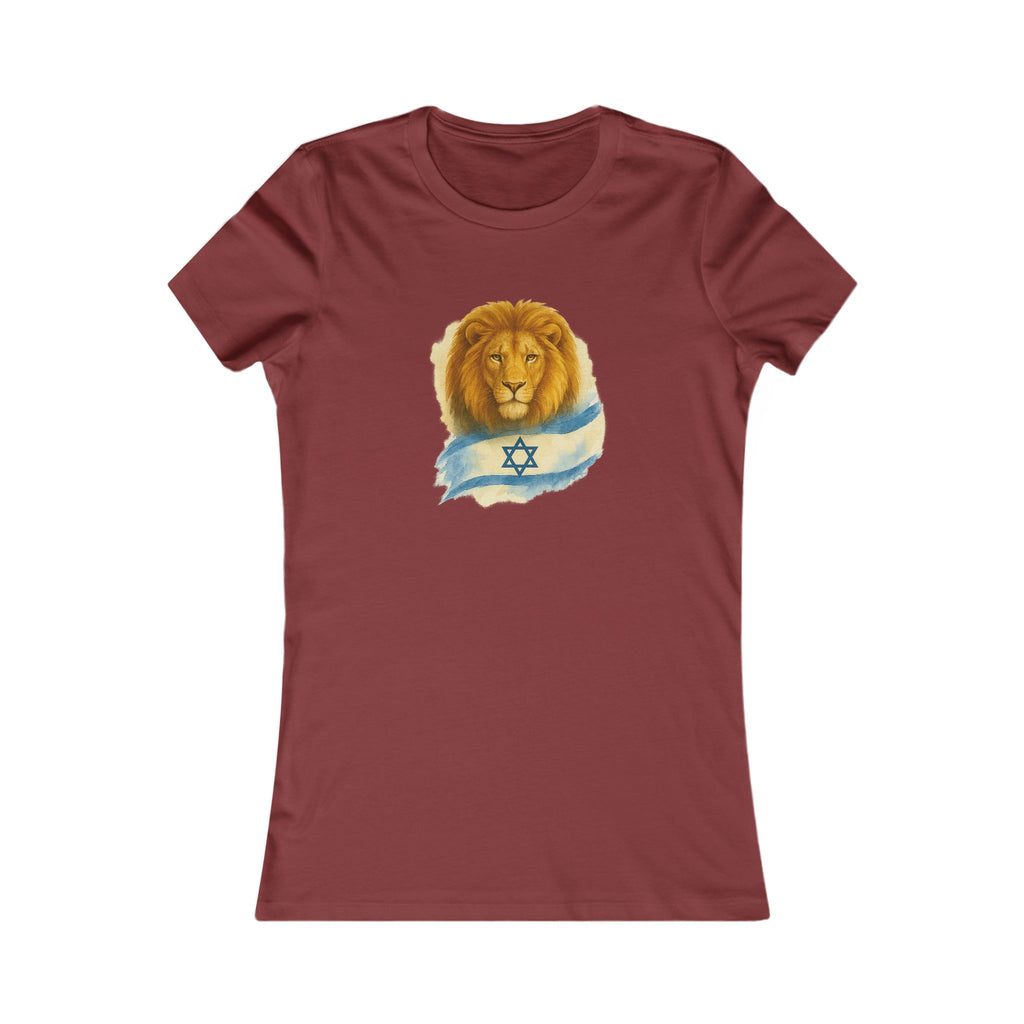 Lion Of Israel Women's Favorite Tee - American Zionist