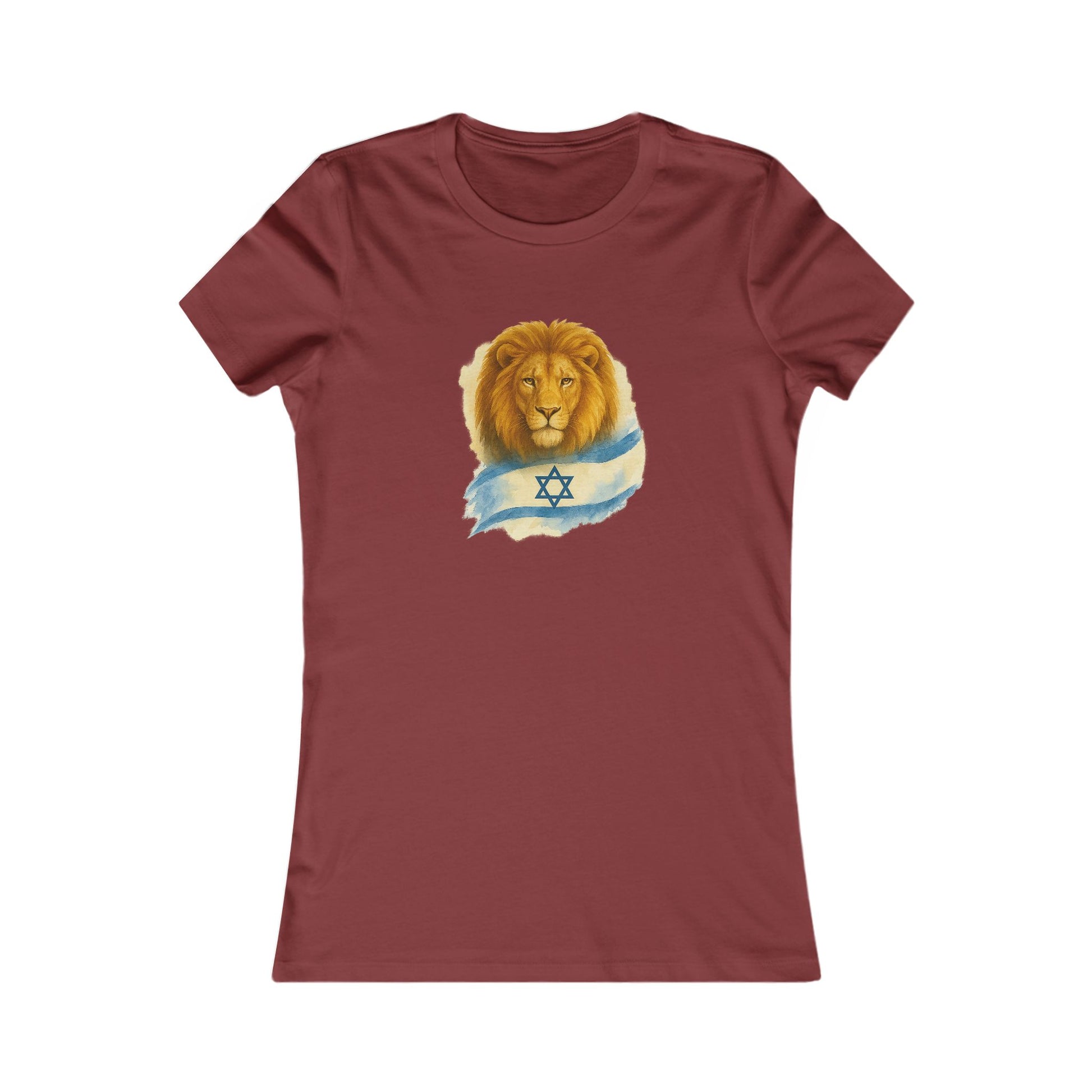 Lion Of Israel Women's Favorite Tee - American Zionist