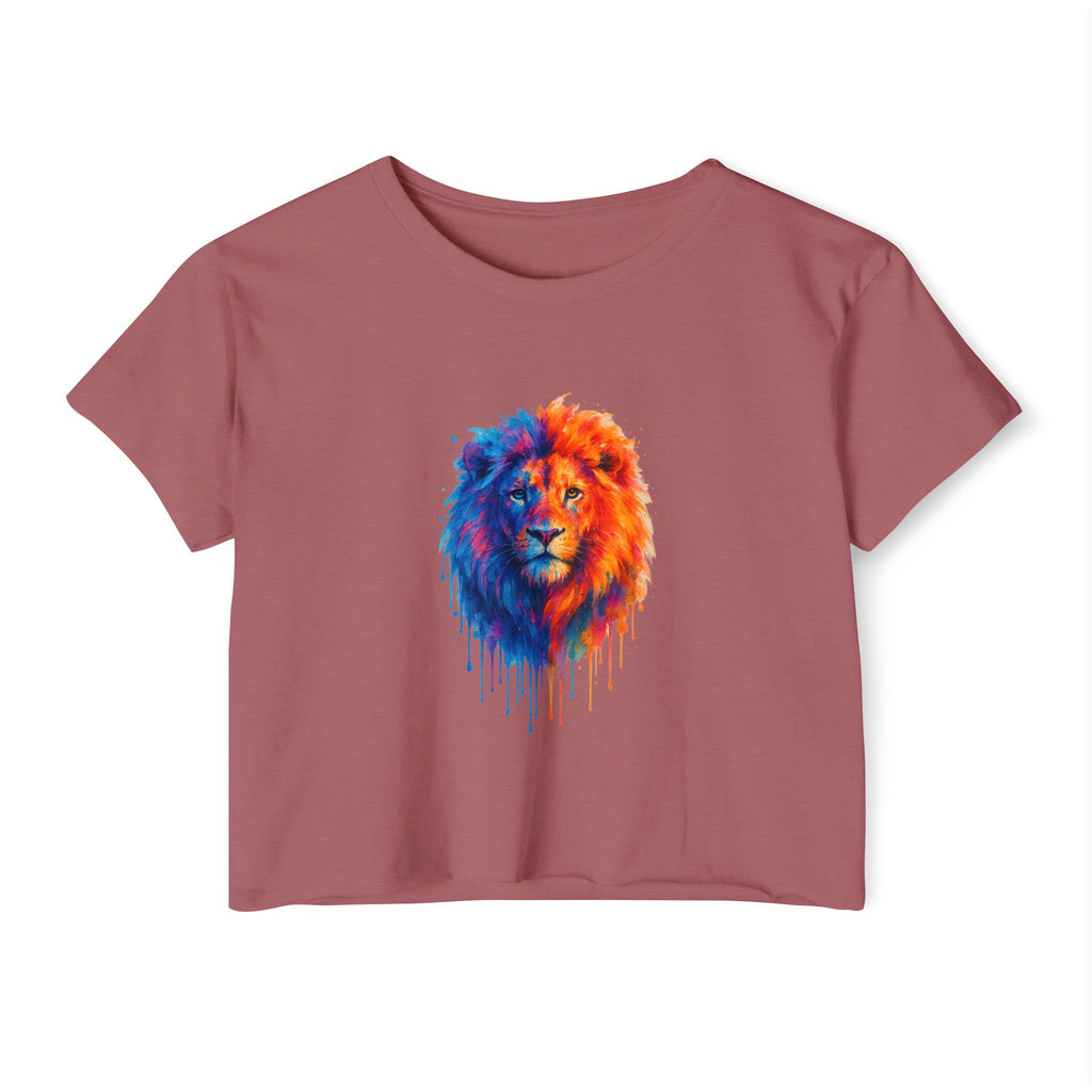 Judah Unleashed Women's Festival Crop Top - American Zionist
